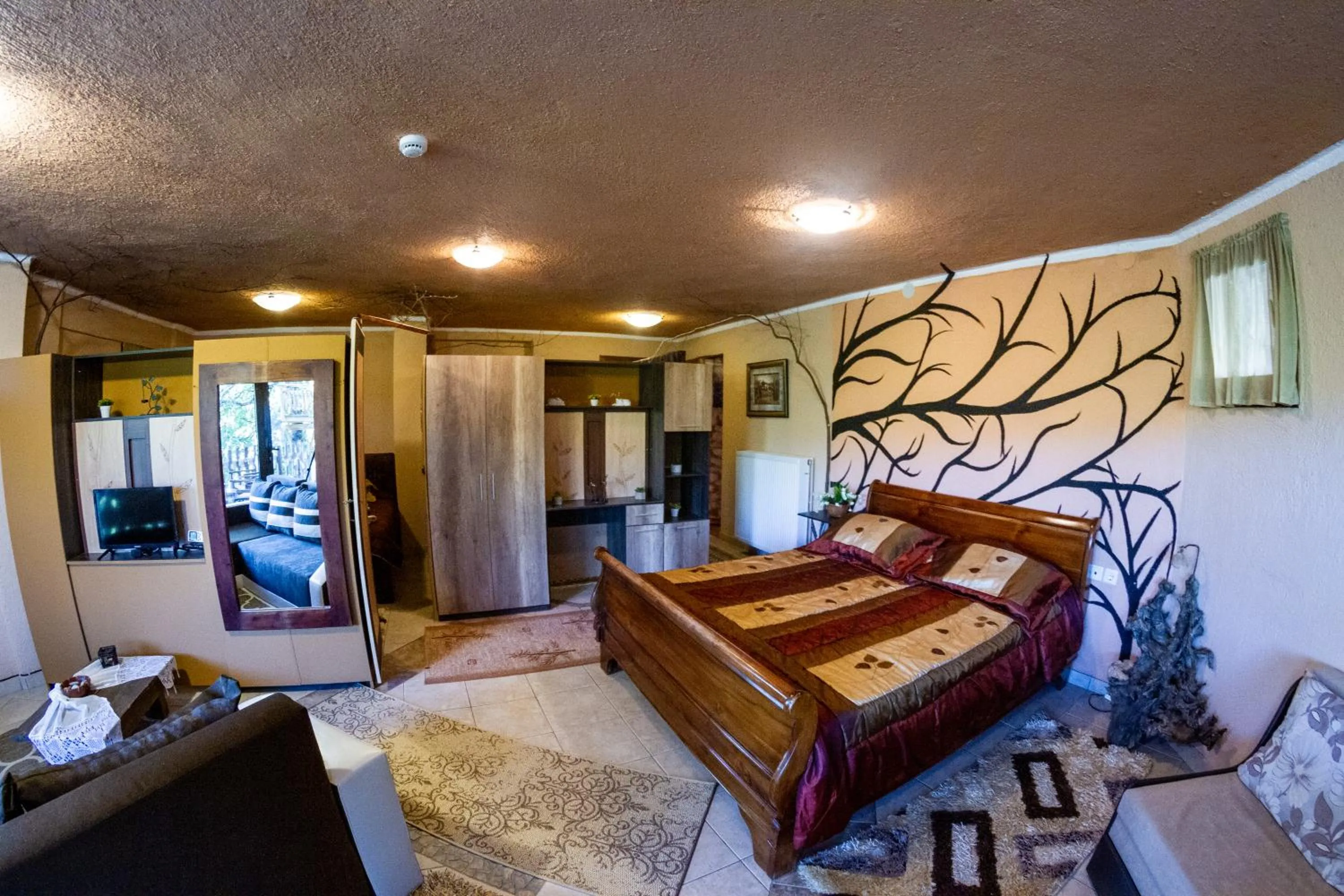 Bed in La Moara Boutique Hotel