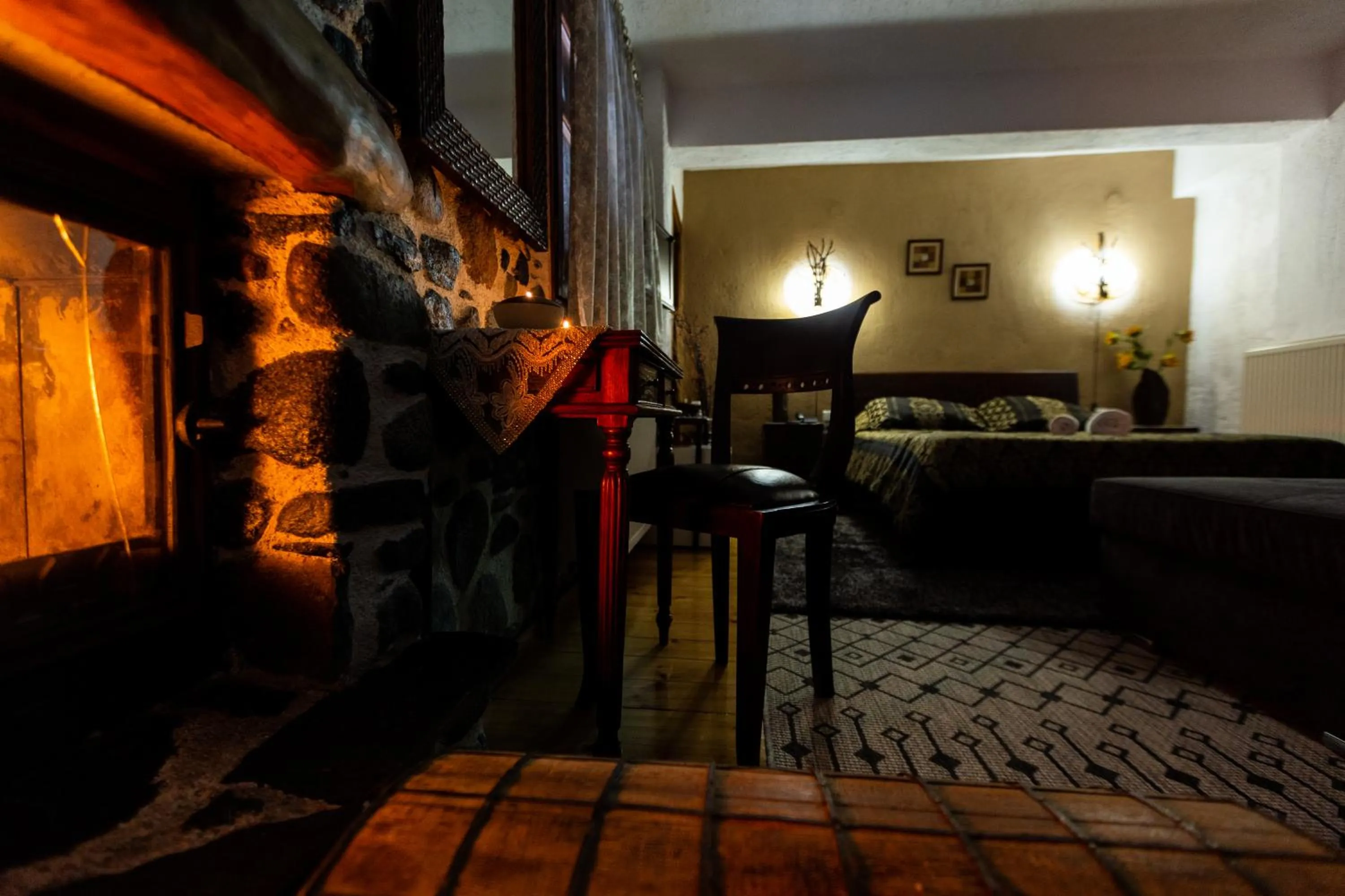 Bed in La Moara Boutique Hotel