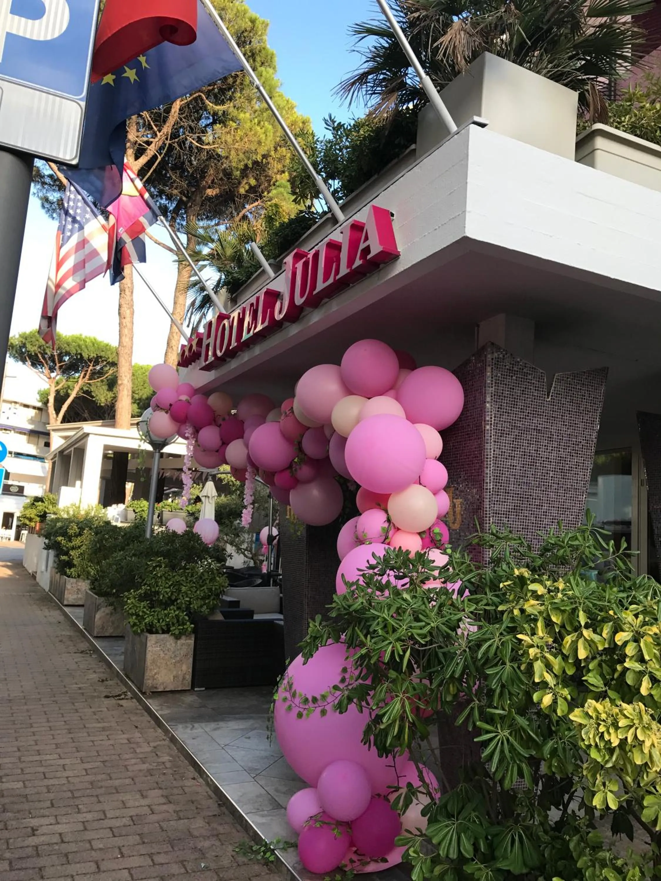 Facade/entrance in Hotel Julia