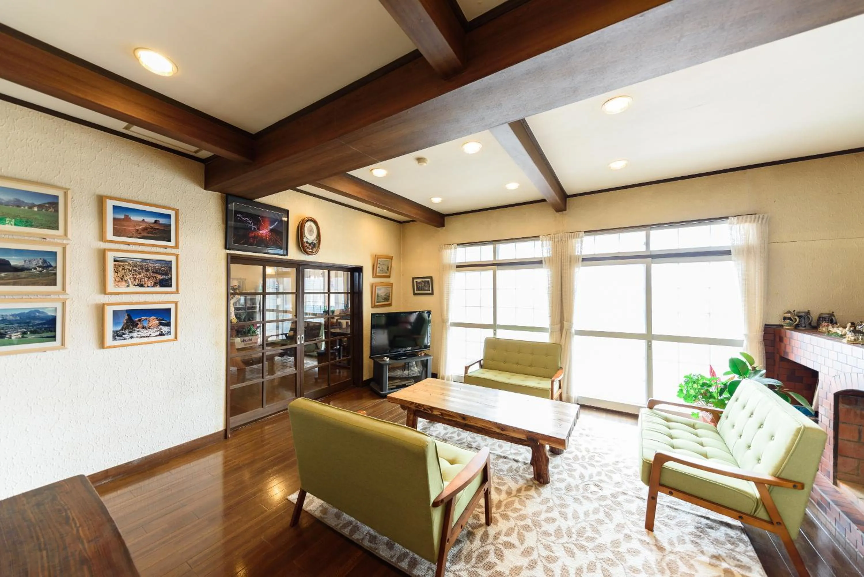 Communal lounge/ TV room in Ginga no Yado Kinoko2seigo