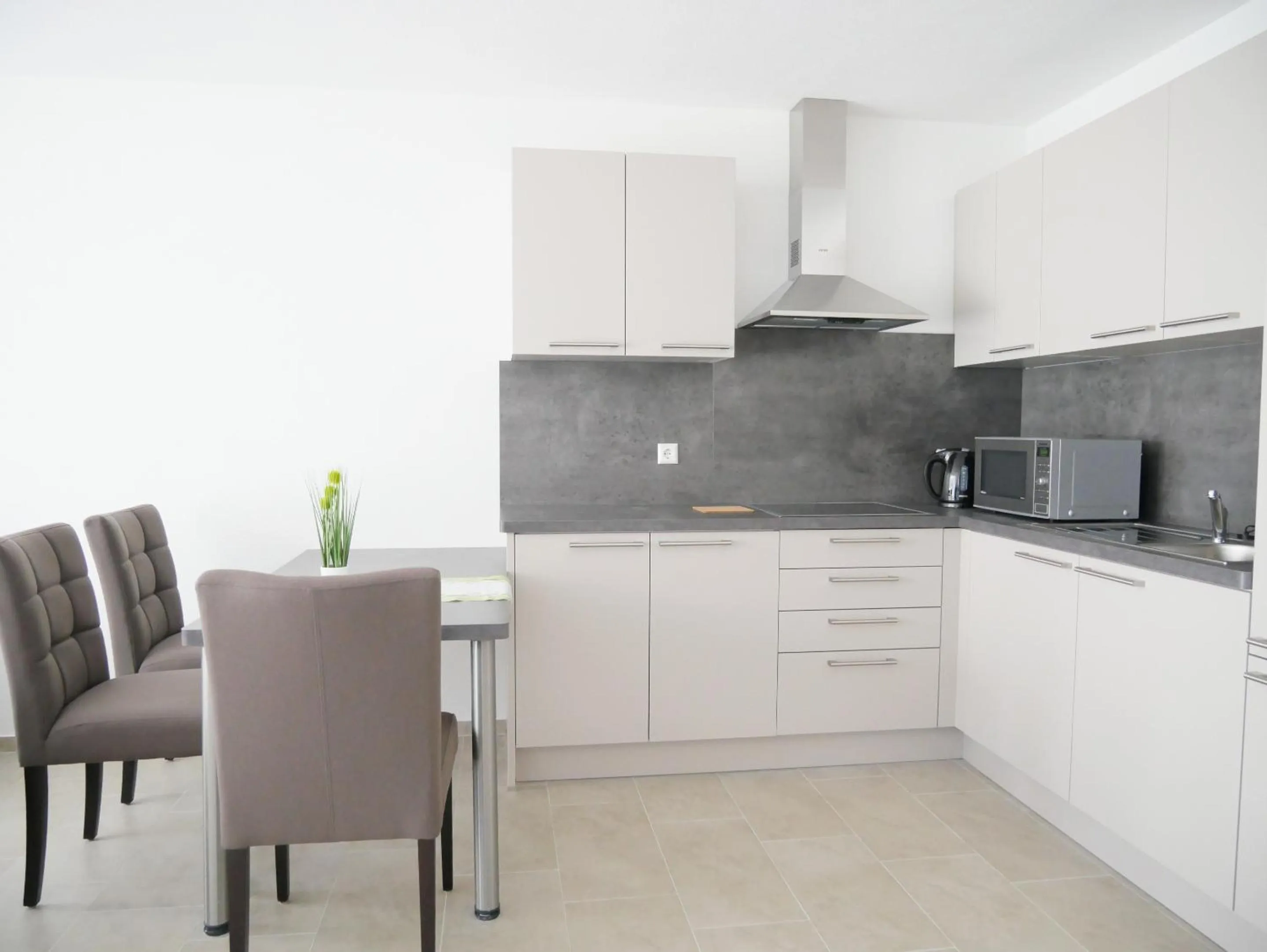 Kitchen or kitchenette in Hotel & Mühlenapartments