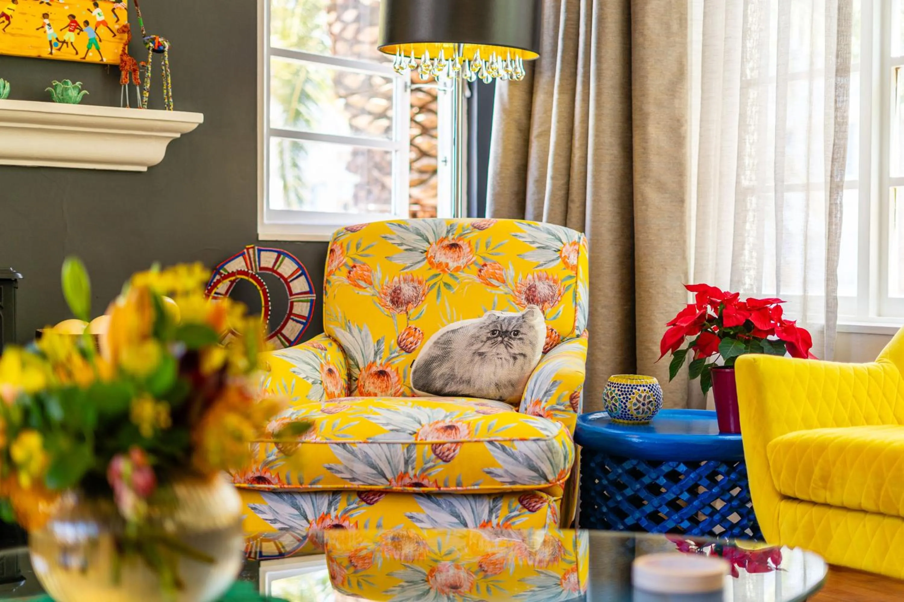 Seating area in Derwent House