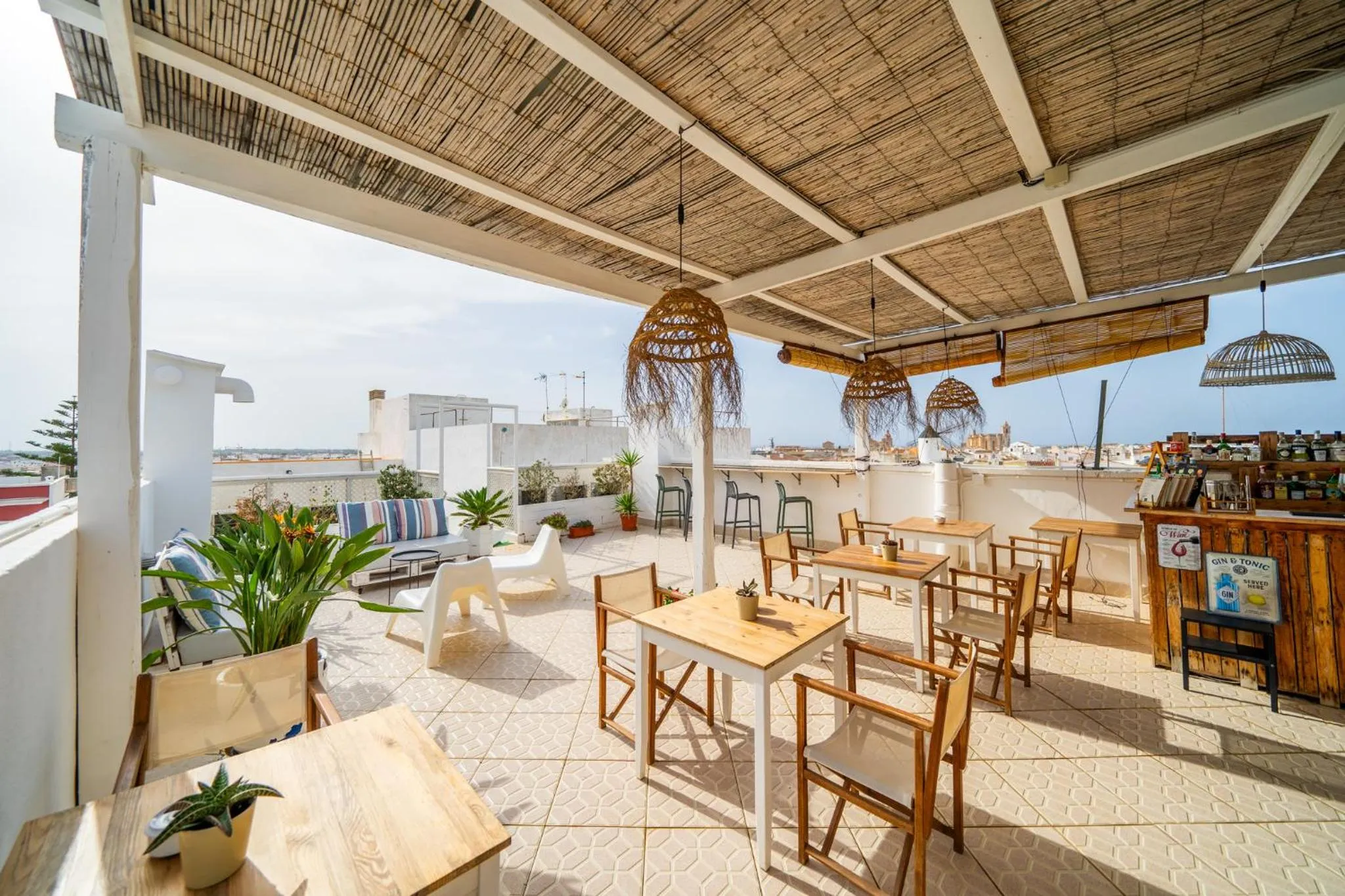 Balcony/Terrace in Hostal Menurka