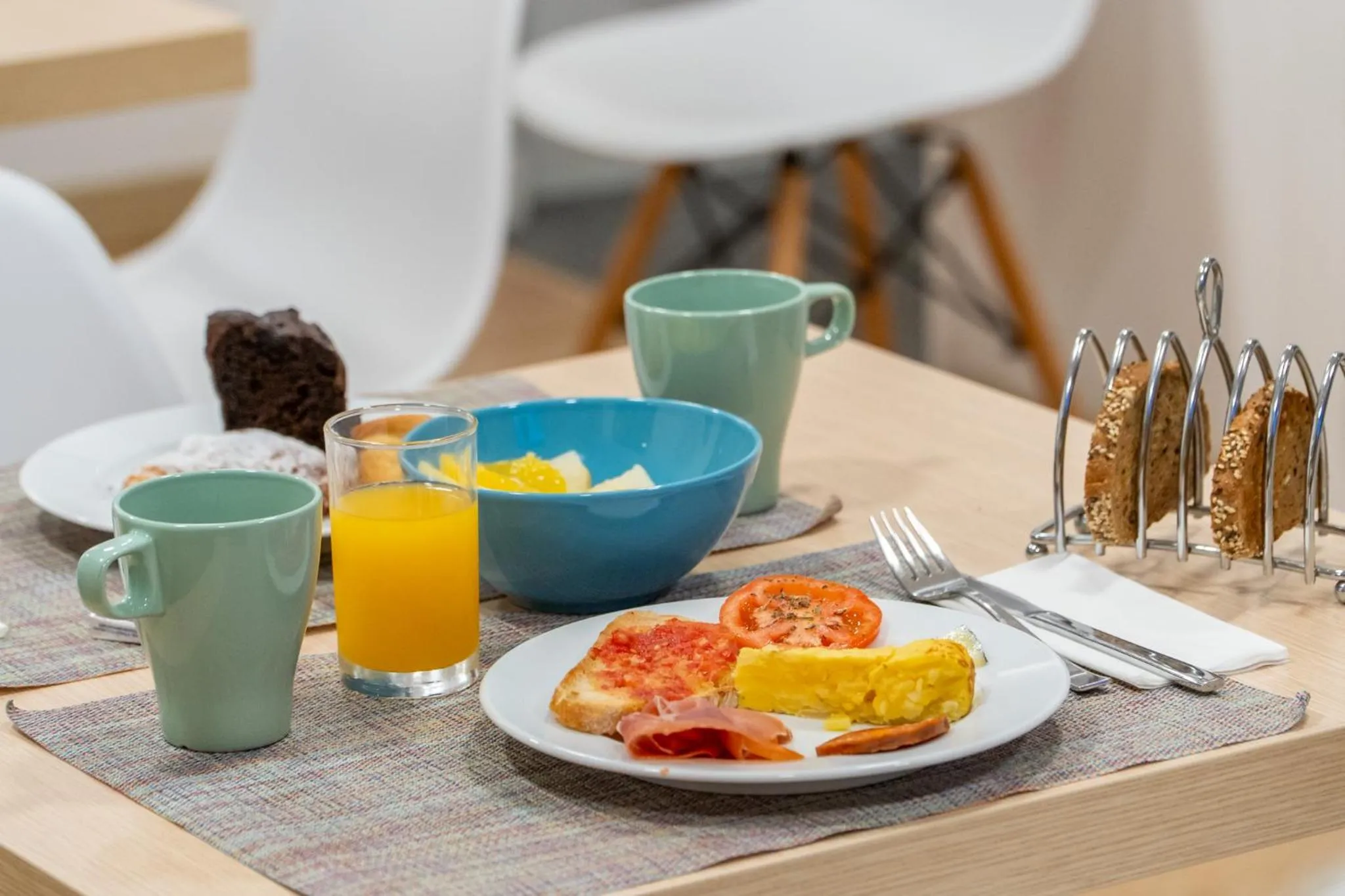 Breakfast in Hostal Menurka