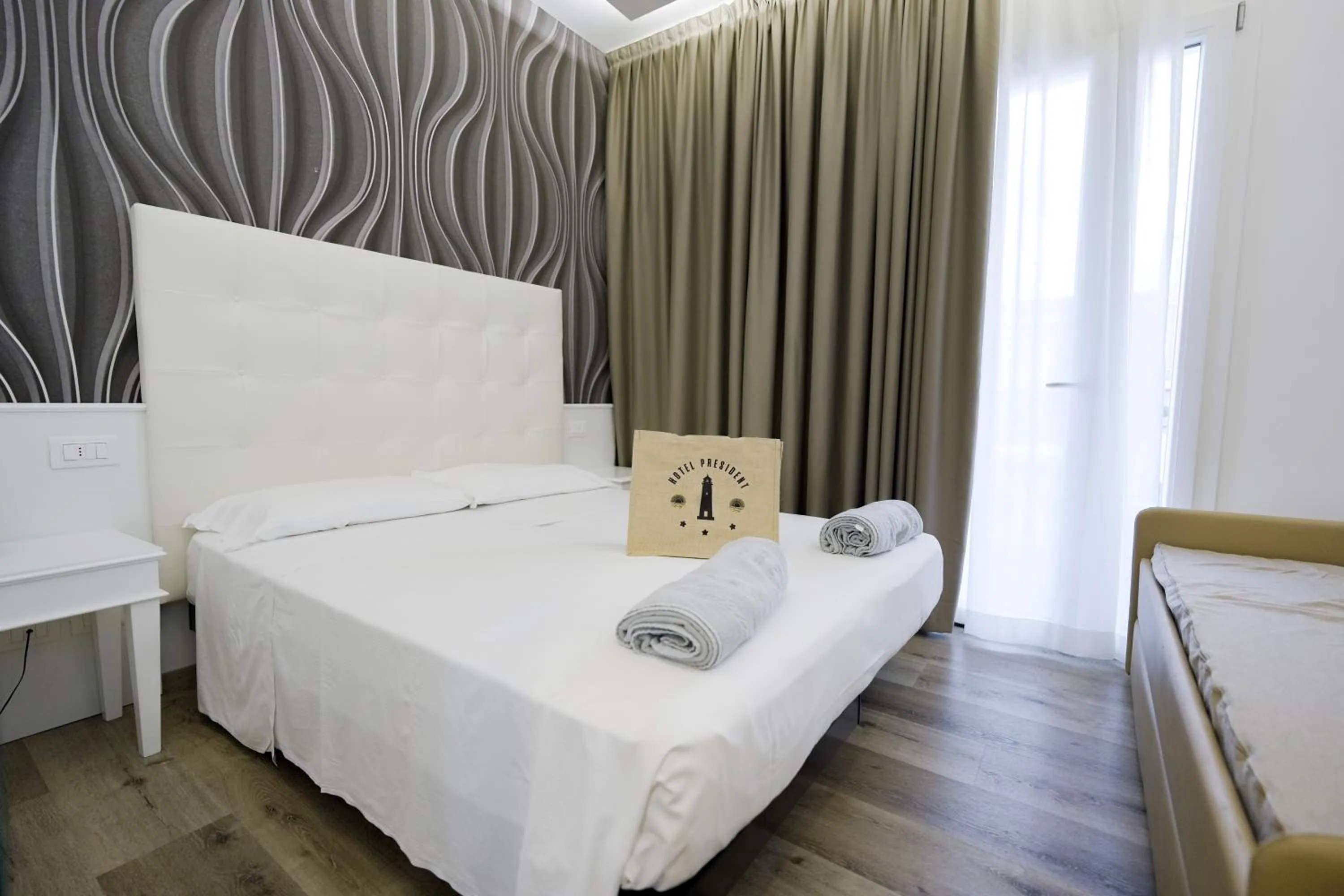 Bed in Hotel President