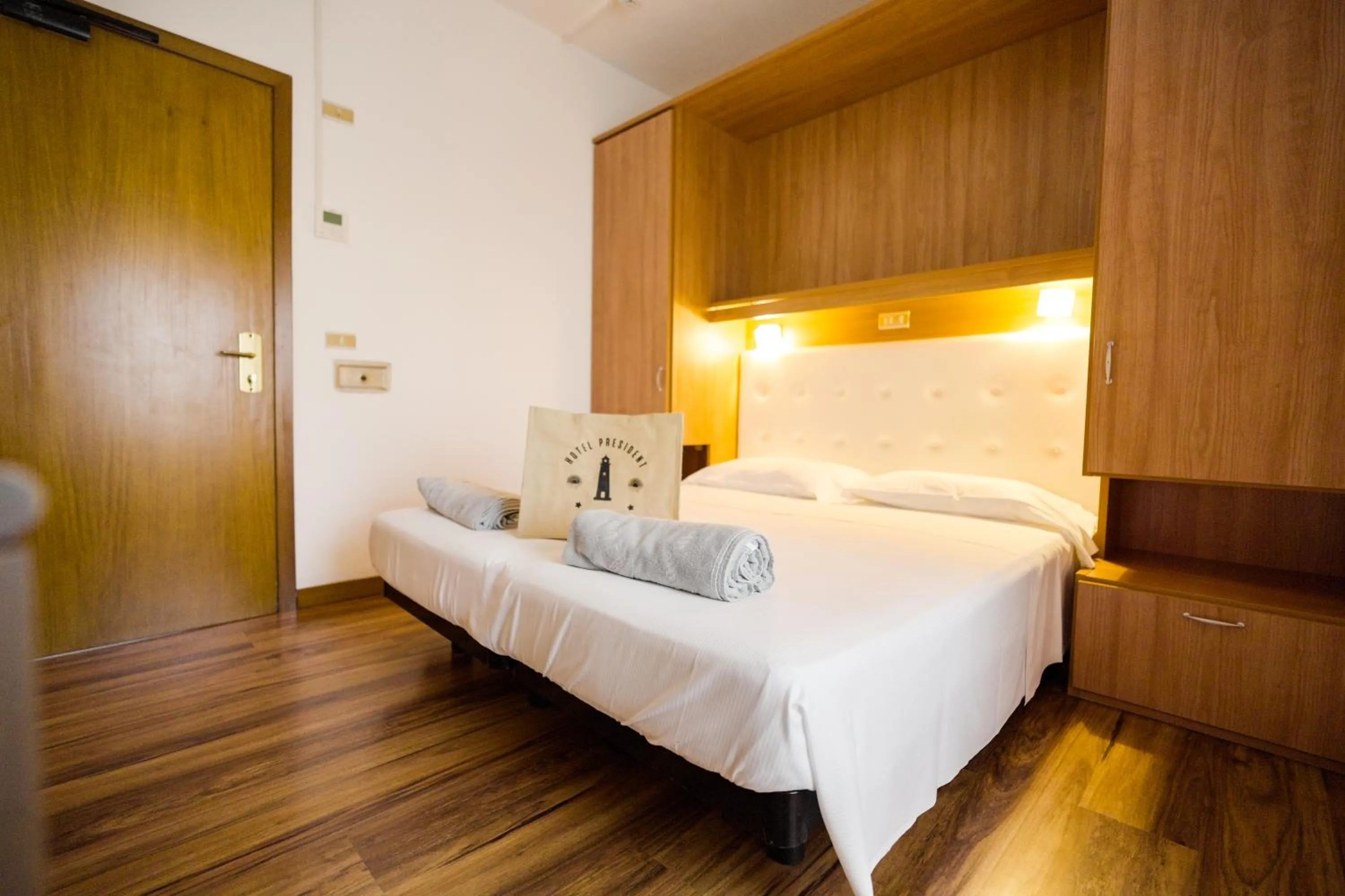 Bed in Hotel President