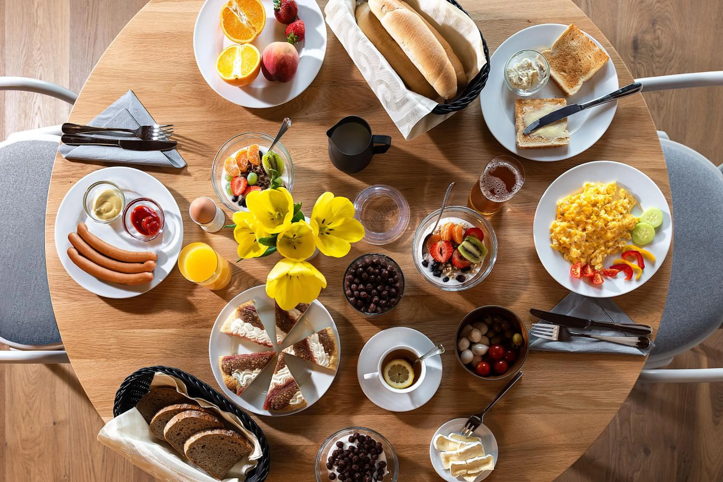 Breakfast in Apartmany Chornitzeruv dum