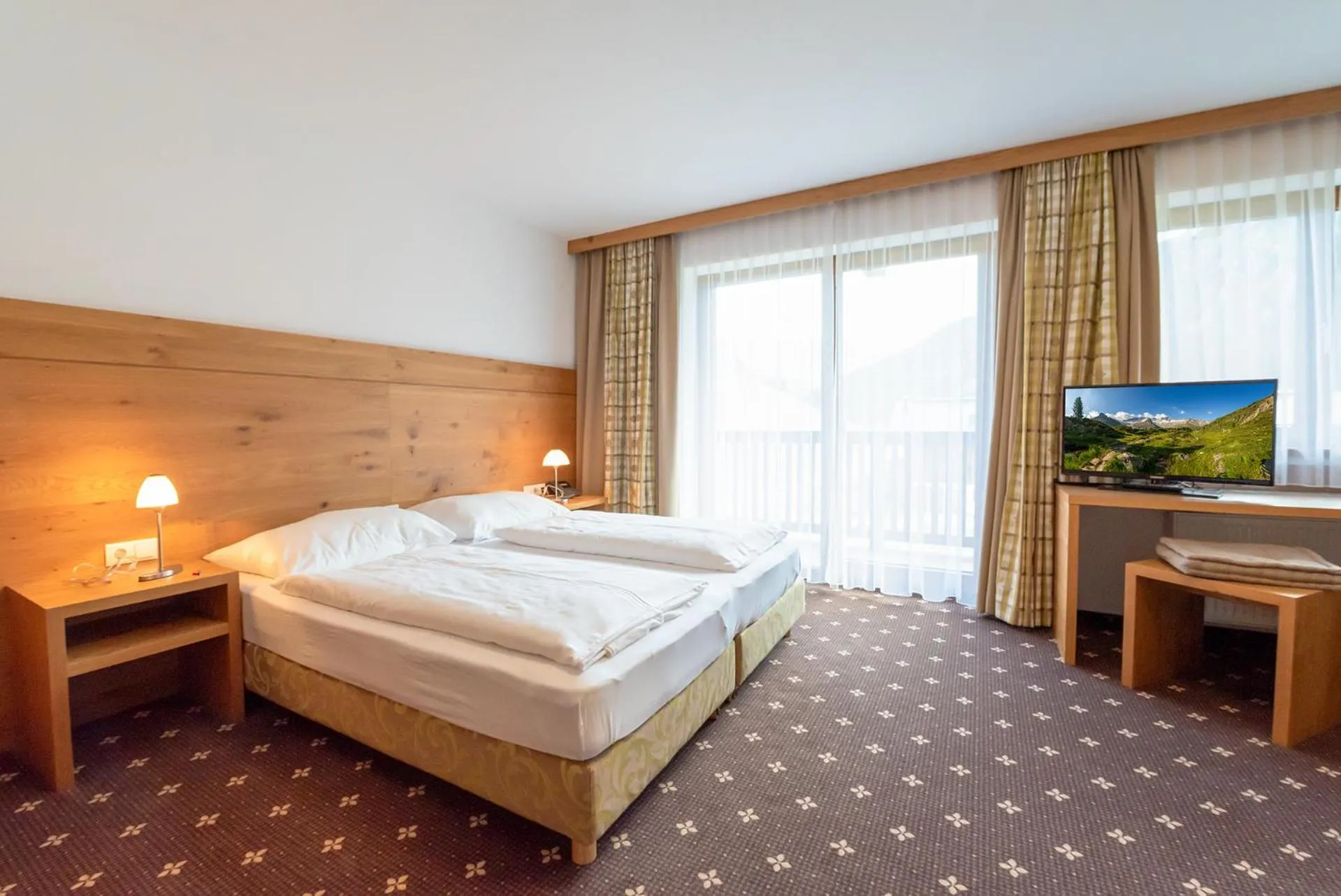 Bed in Hotel zum grünen Tor