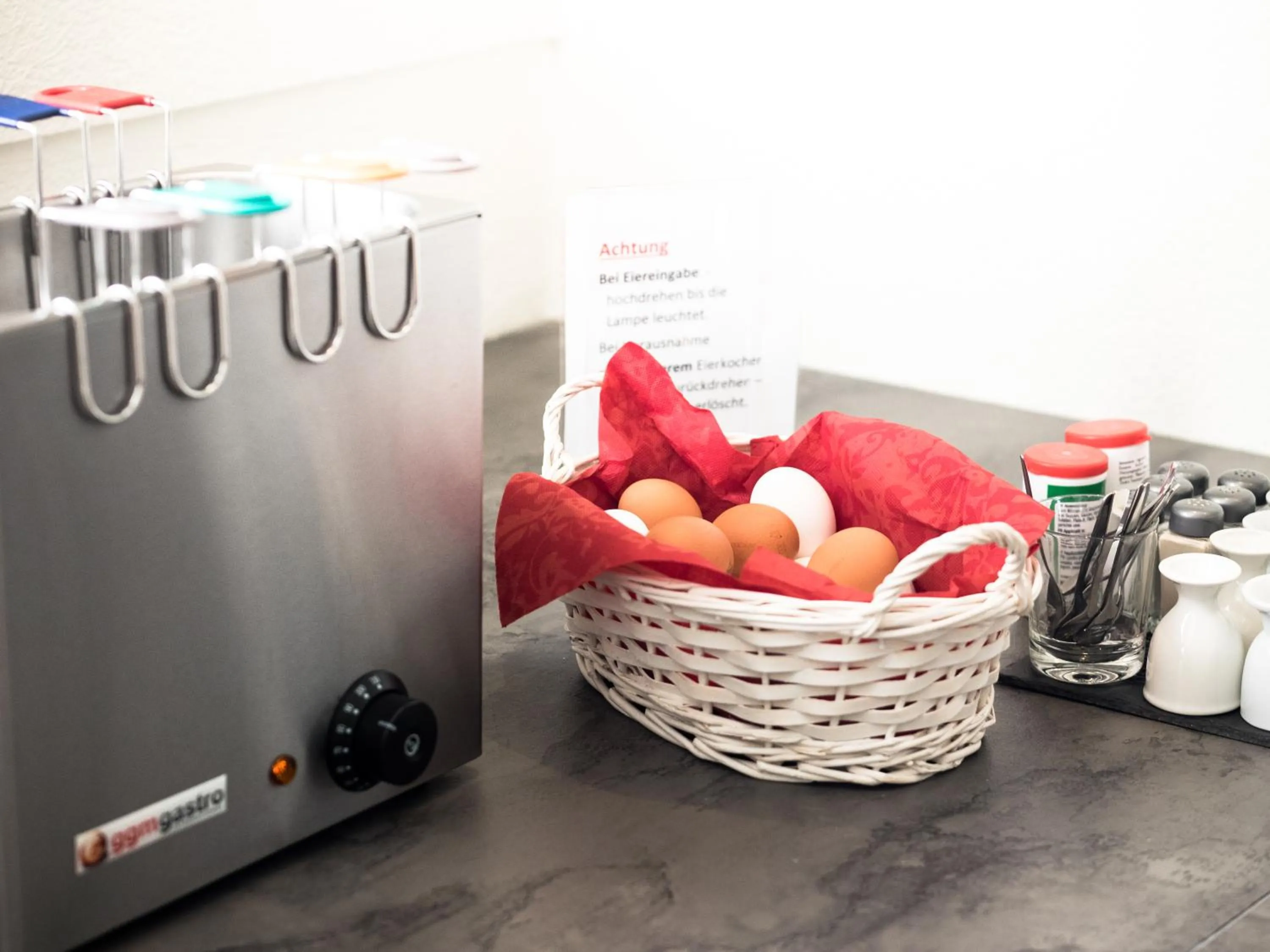 Continental breakfast in Hotel Olympica