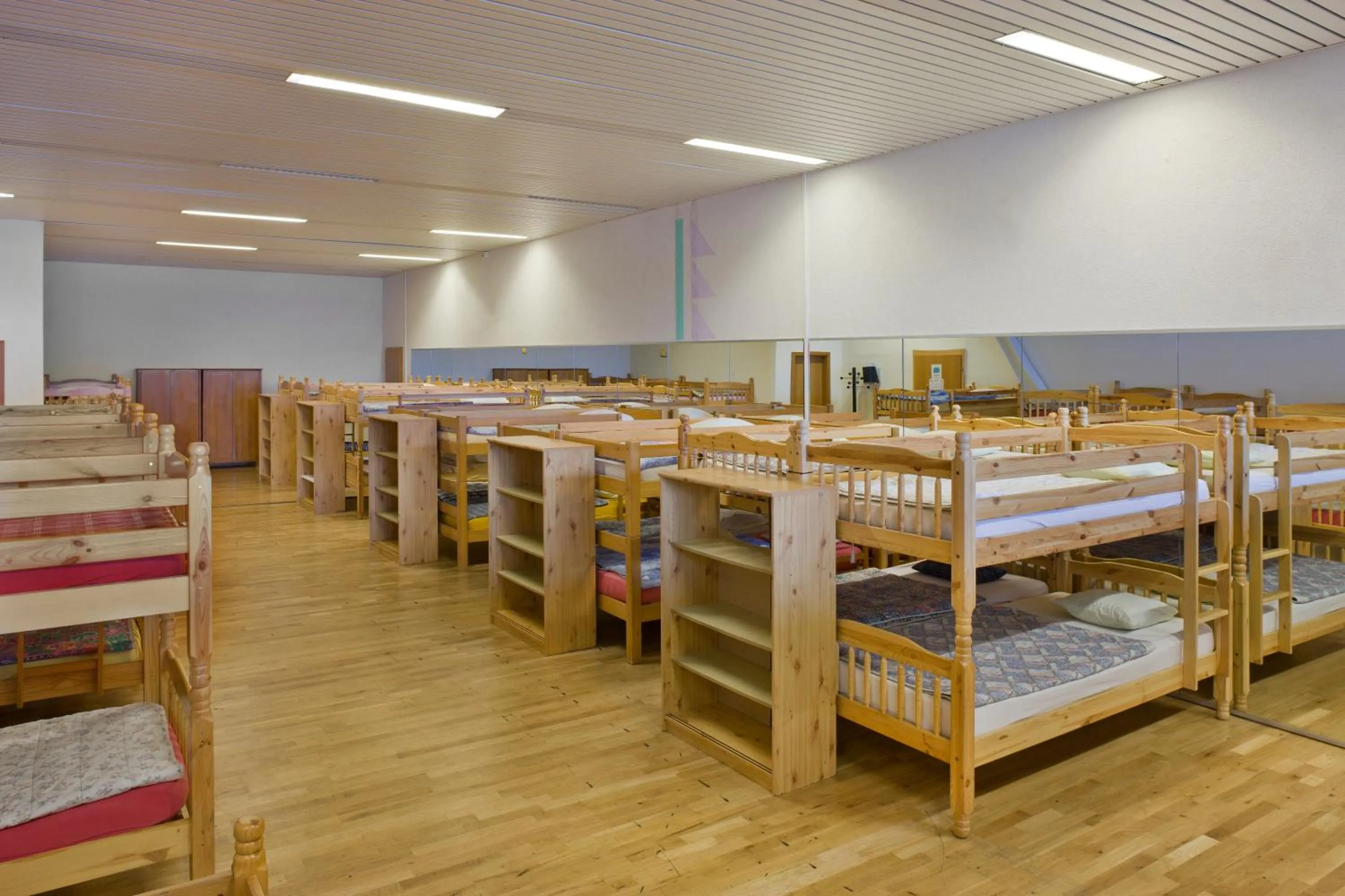 Bed in Hotel Olympica