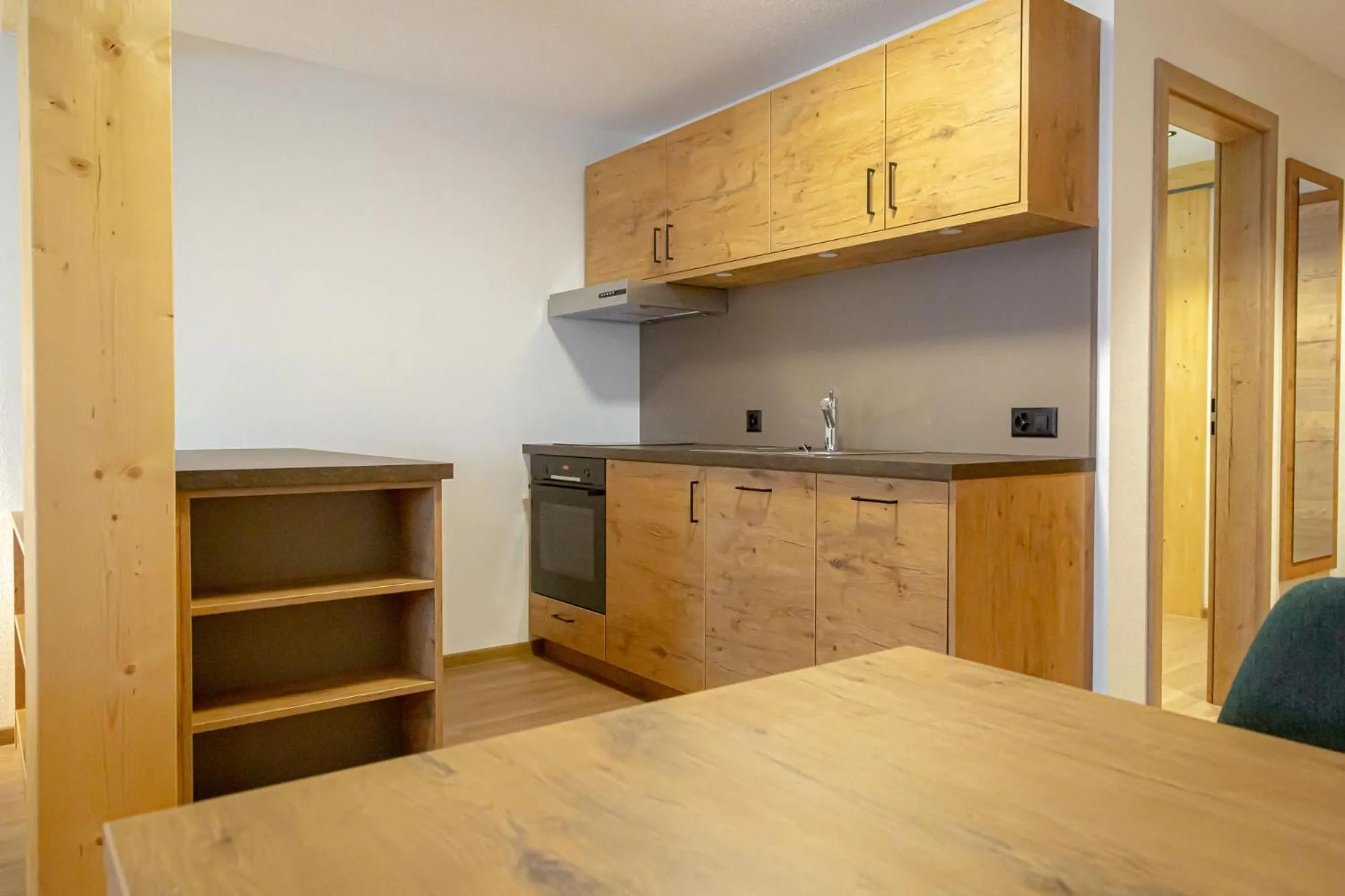 Kitchen or kitchenette in Hotel Olympica