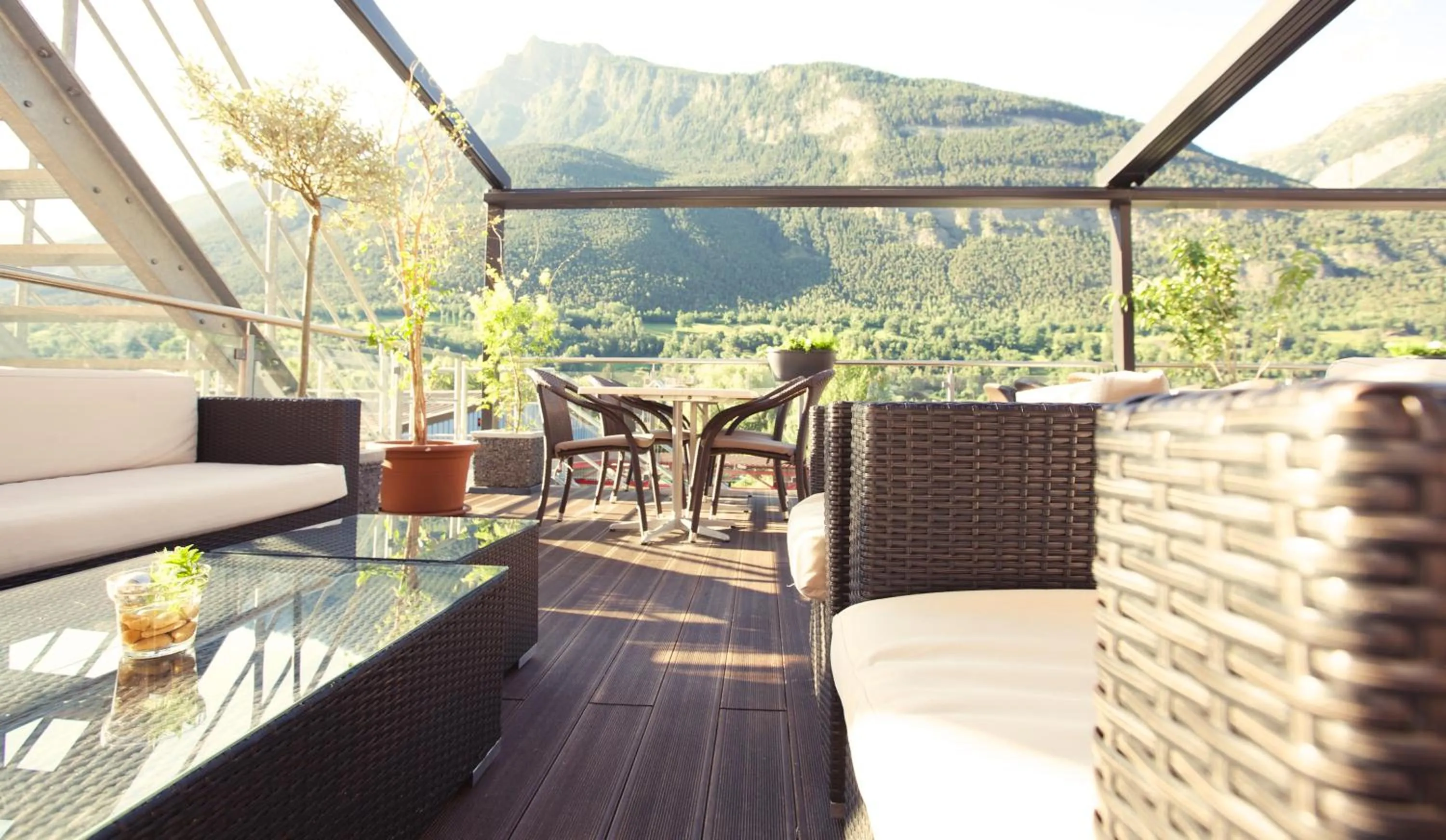 Balcony/Terrace in Hotel Olympica