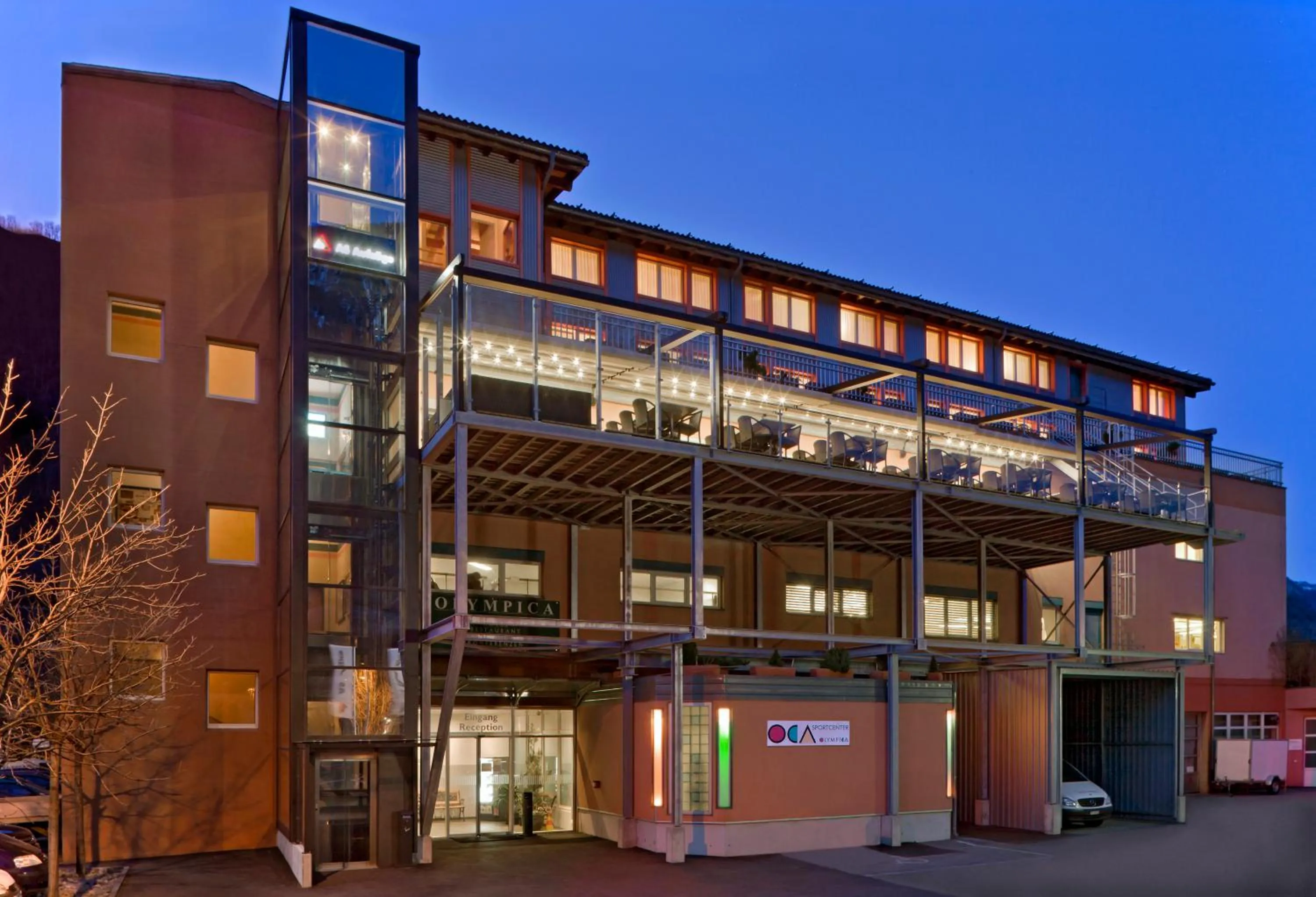 Property building in Hotel Olympica