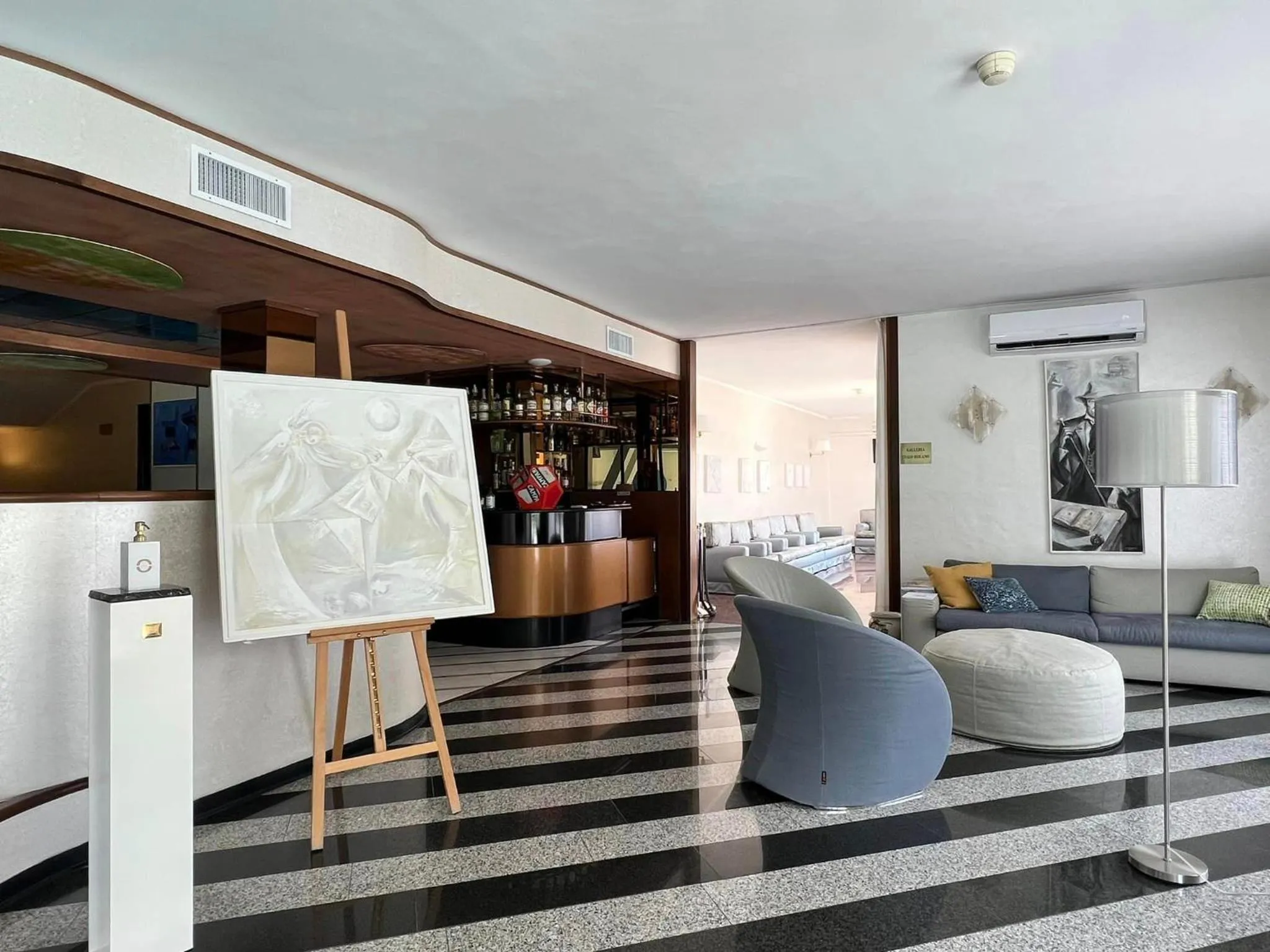 Living room in Arthotel Gabbiano Azzurro Due