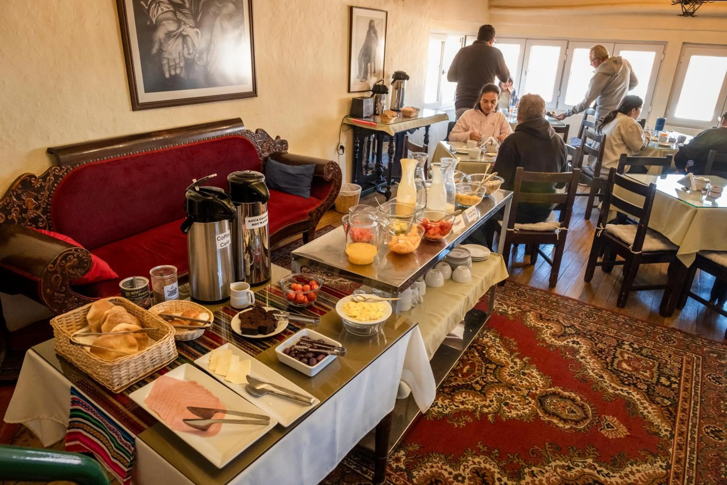 Breakfast in Hostal Corihuasi