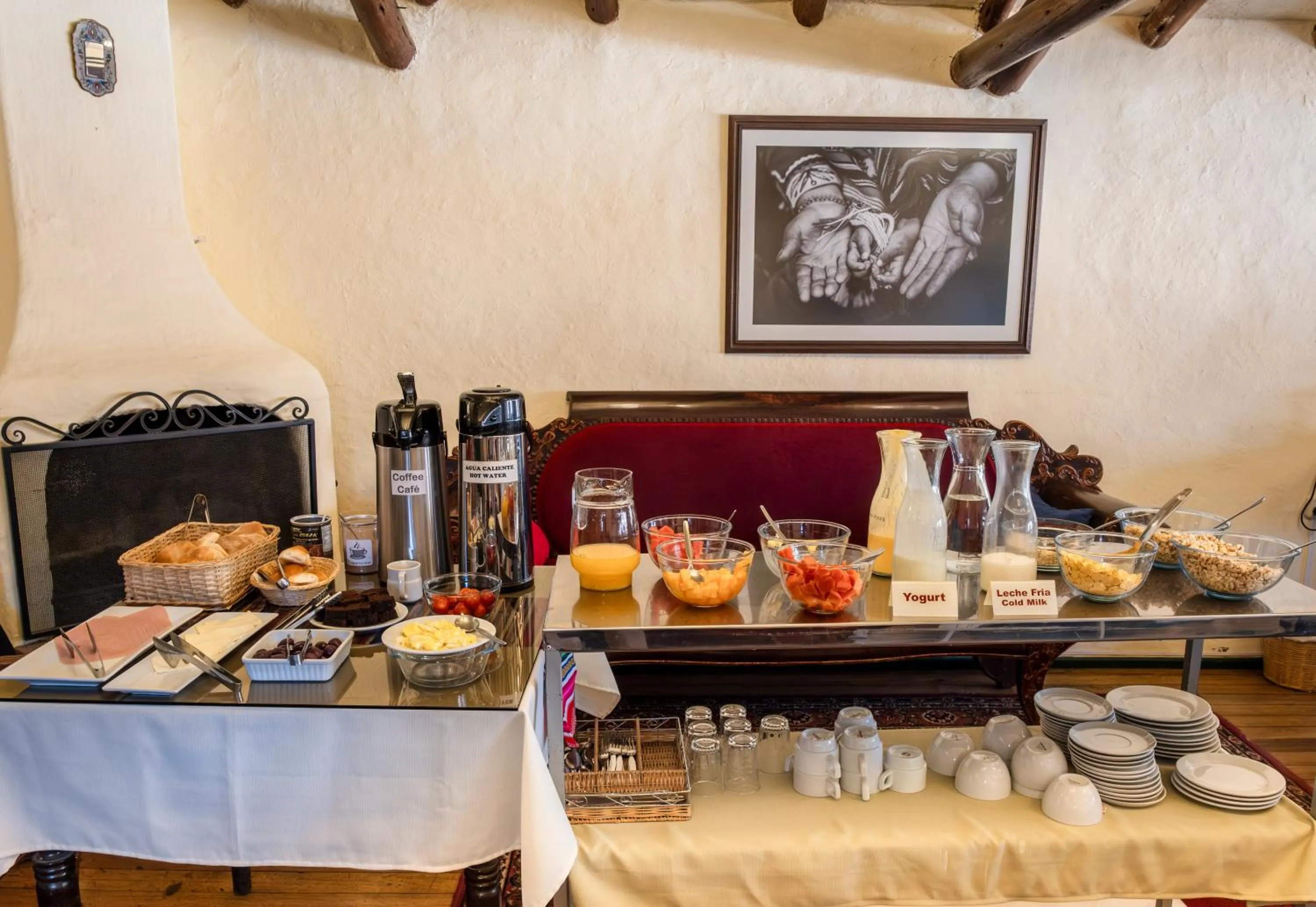 Breakfast in Hostal Corihuasi