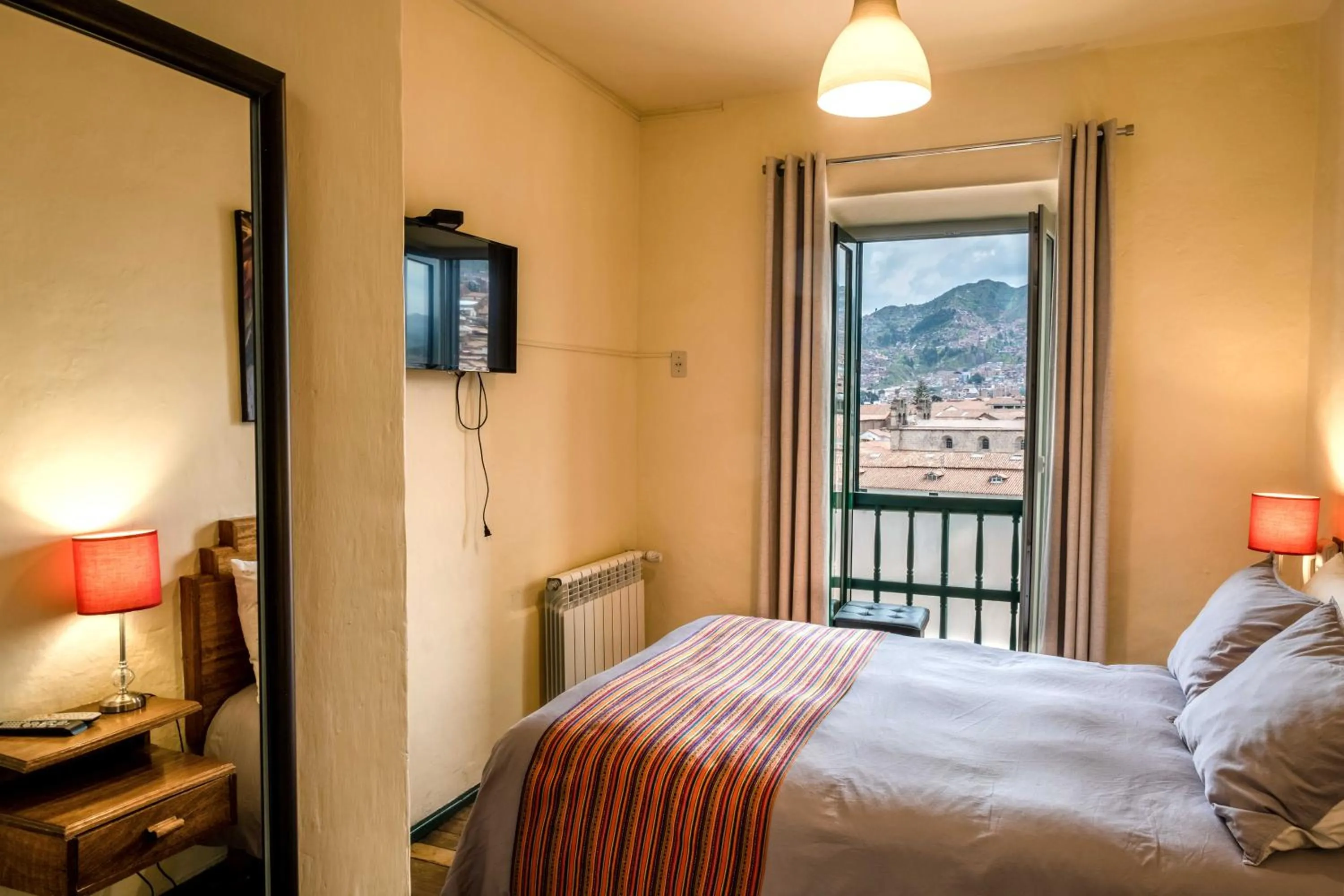 Bedroom, Bed in Hostal Corihuasi