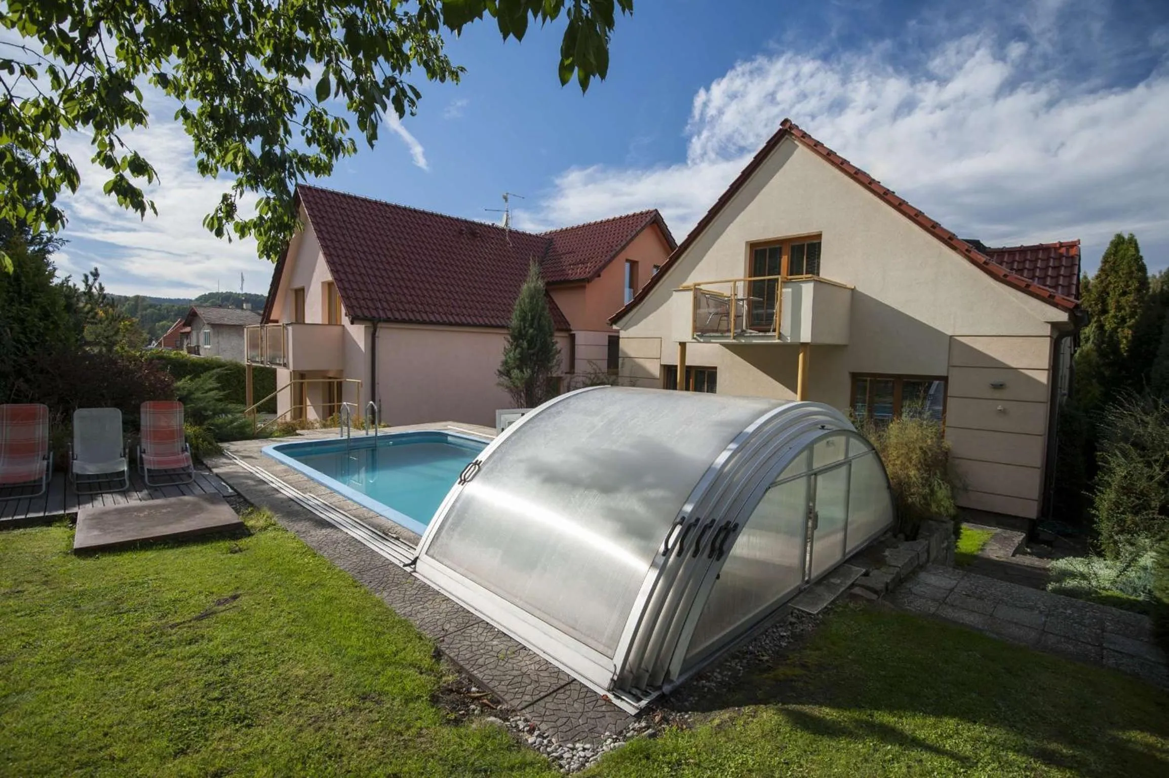 Garden in Hotel Garni Pod Skalkou
