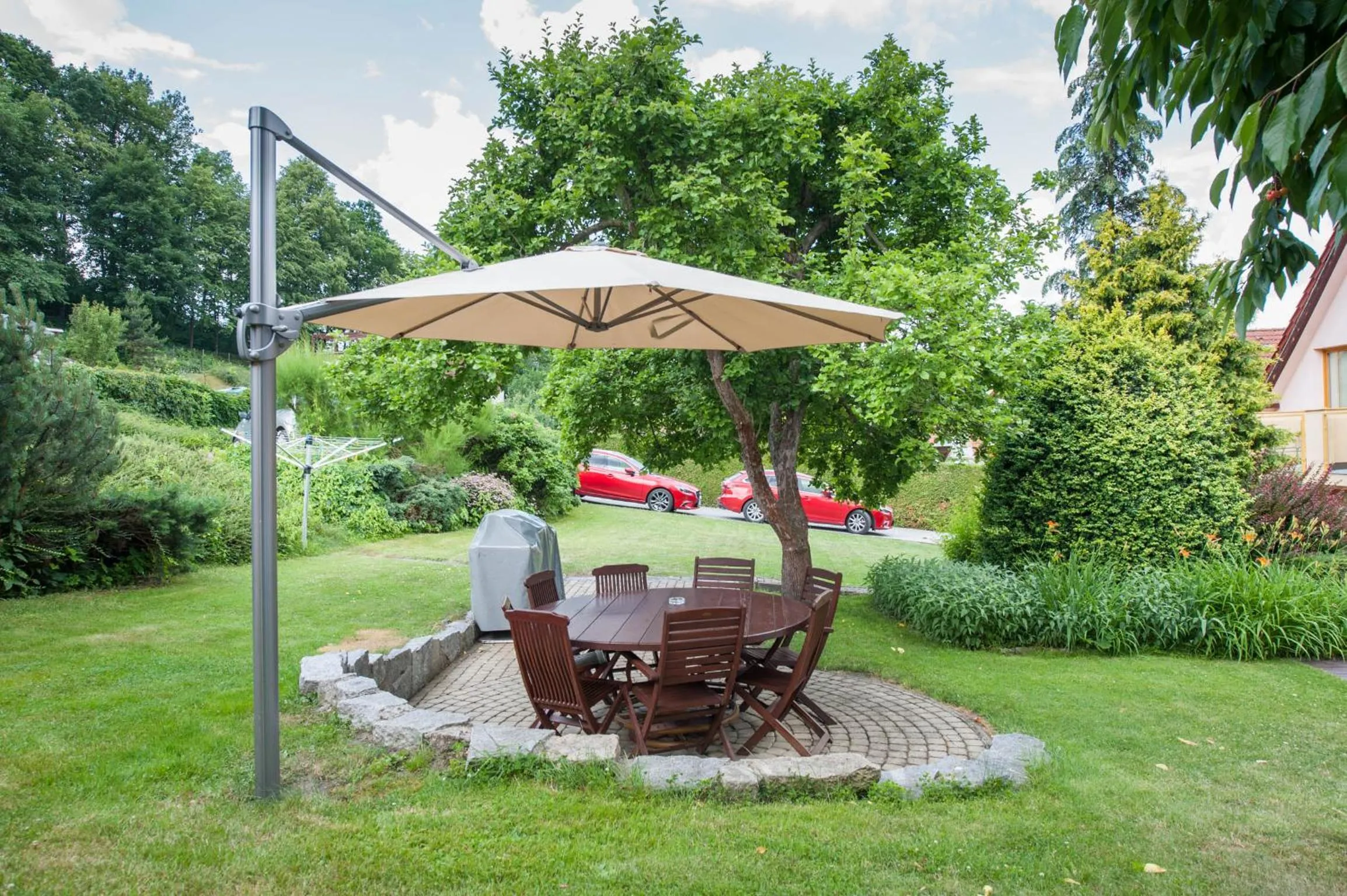 BBQ facilities in Hotel Garni Pod Skalkou