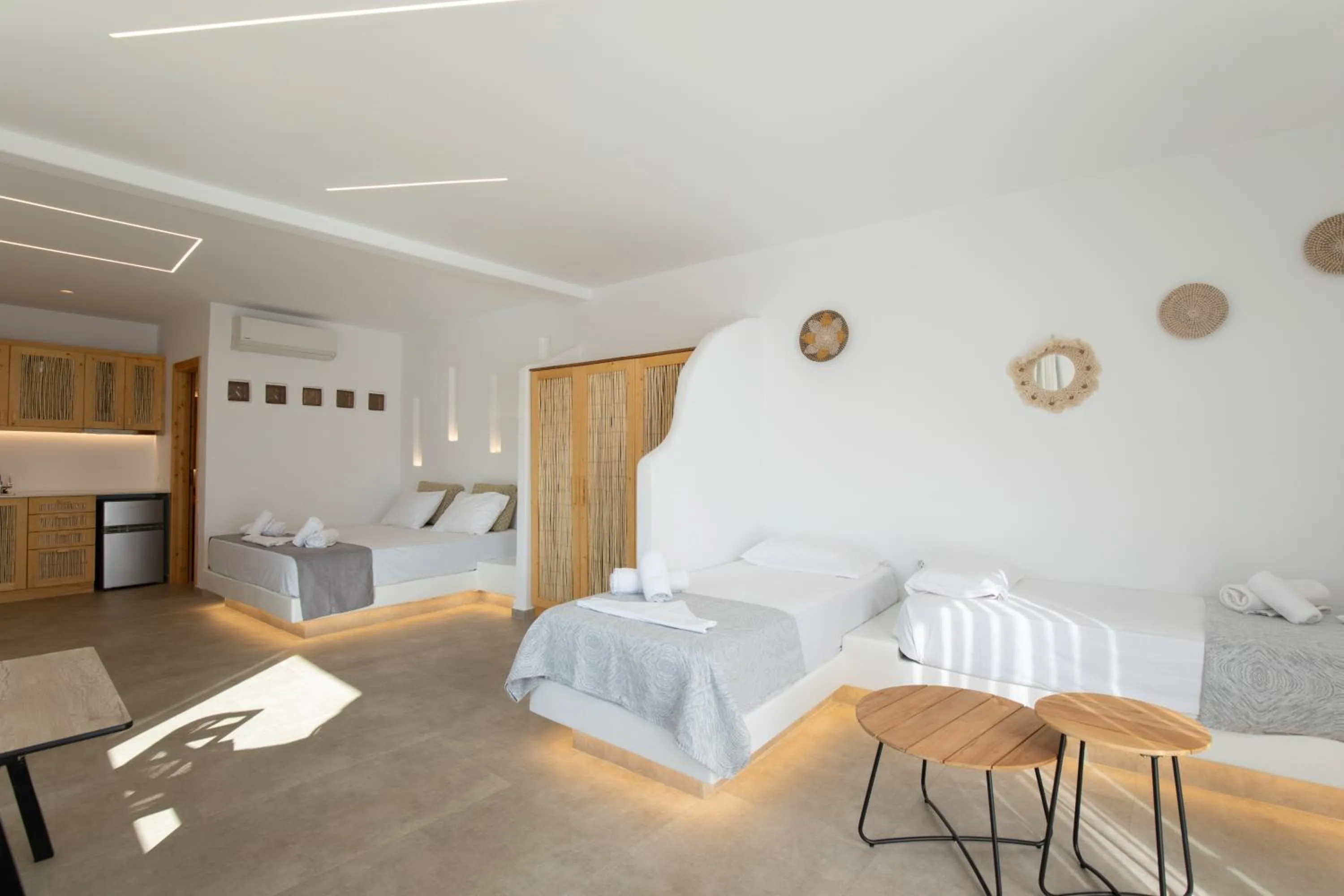 Bed in Alexandros Mykonos