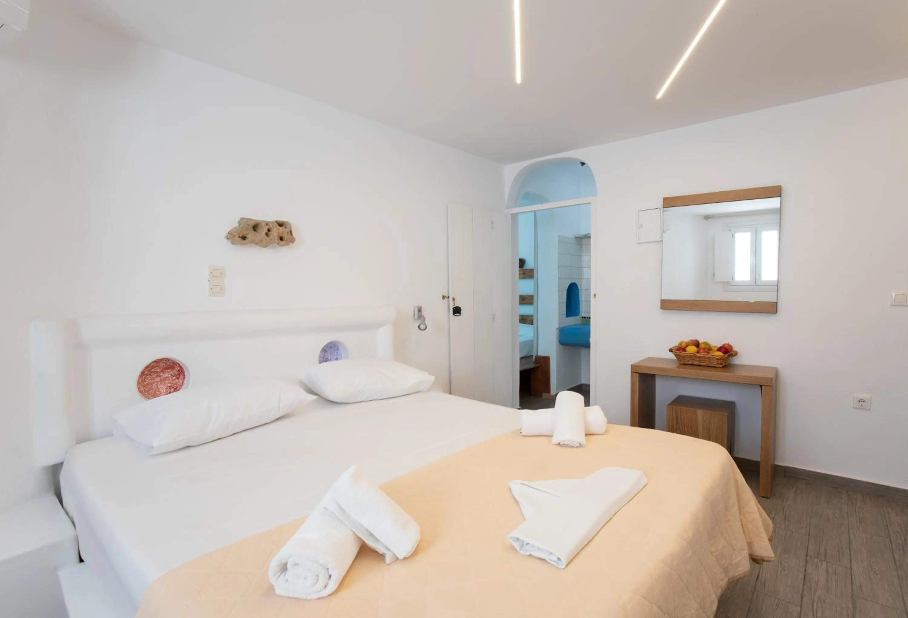 Bed in Alexandros Mykonos