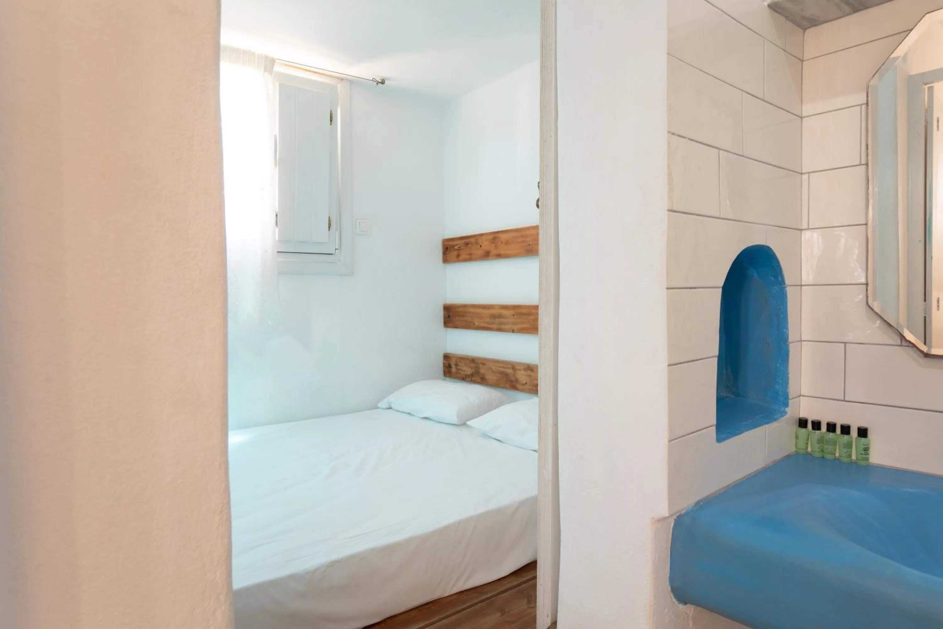 Bed in Alexandros Mykonos