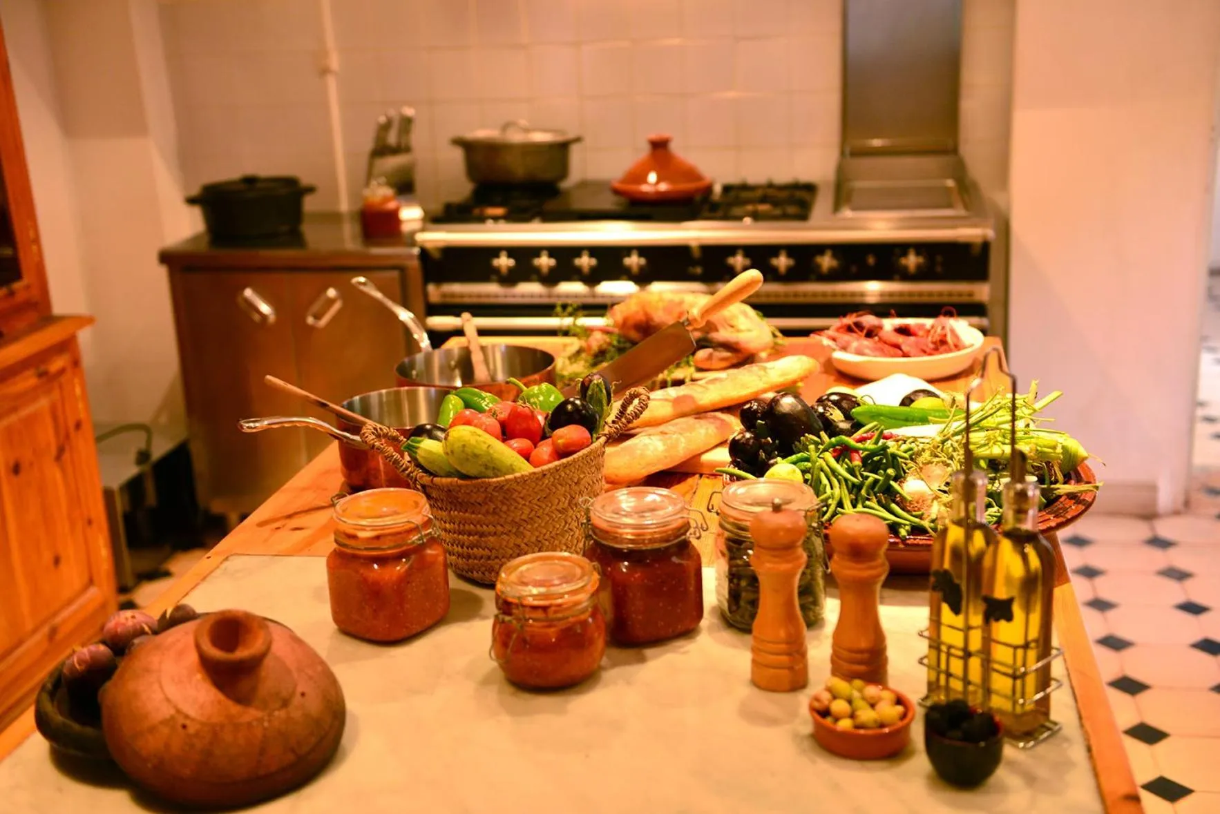 Food and drinks in Domaine La Source