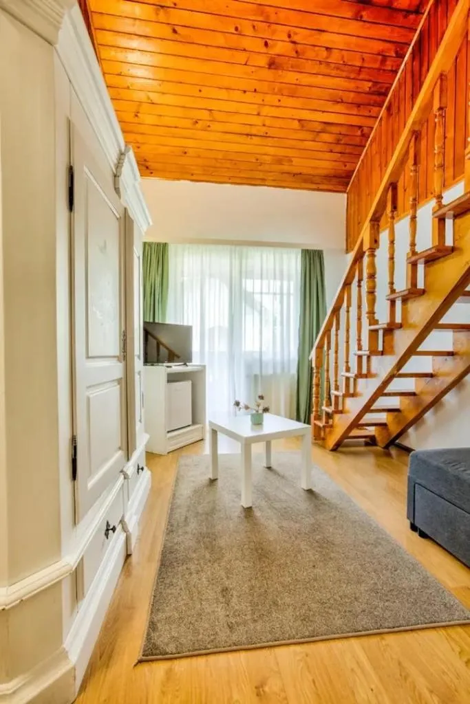 Living room, Bed in Vila Zorile