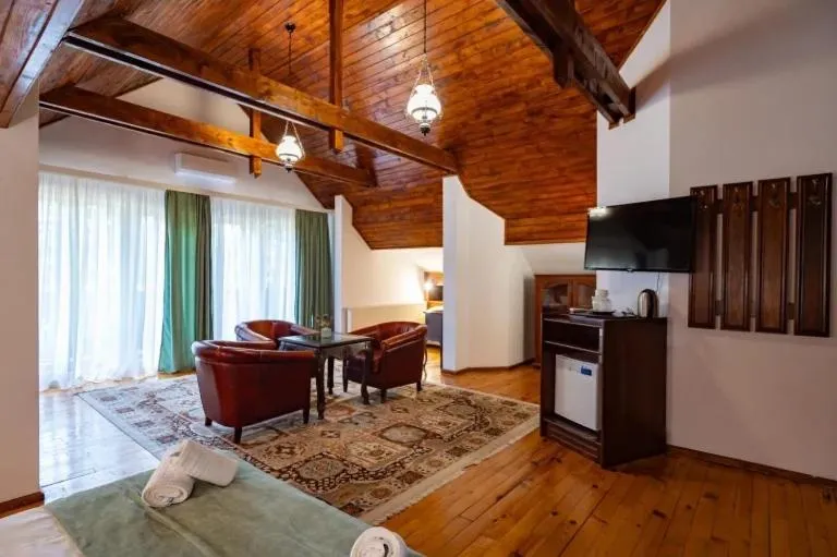 Seating area in Vila Zorile