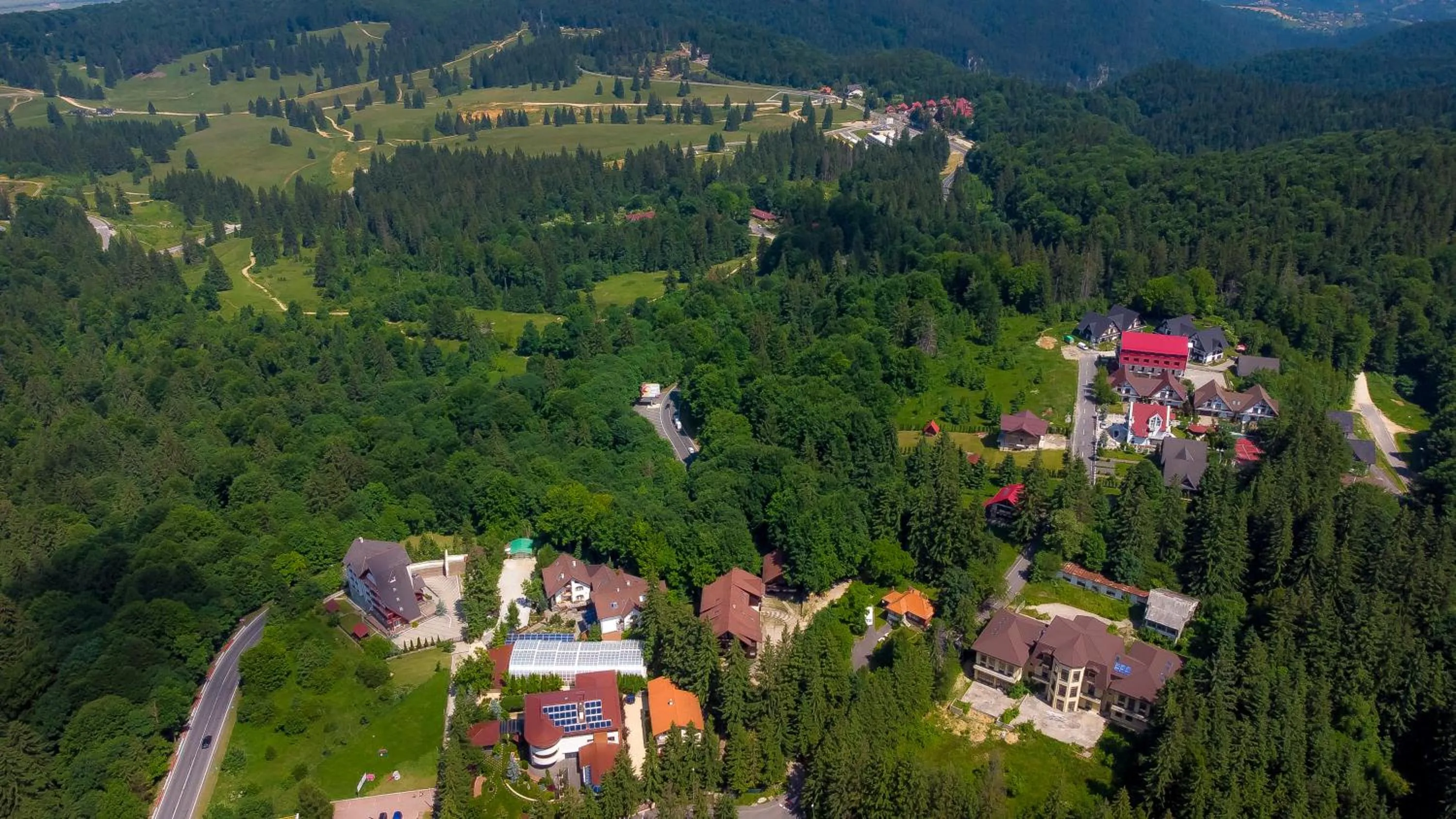 Bird's eye view in Vila Zorile