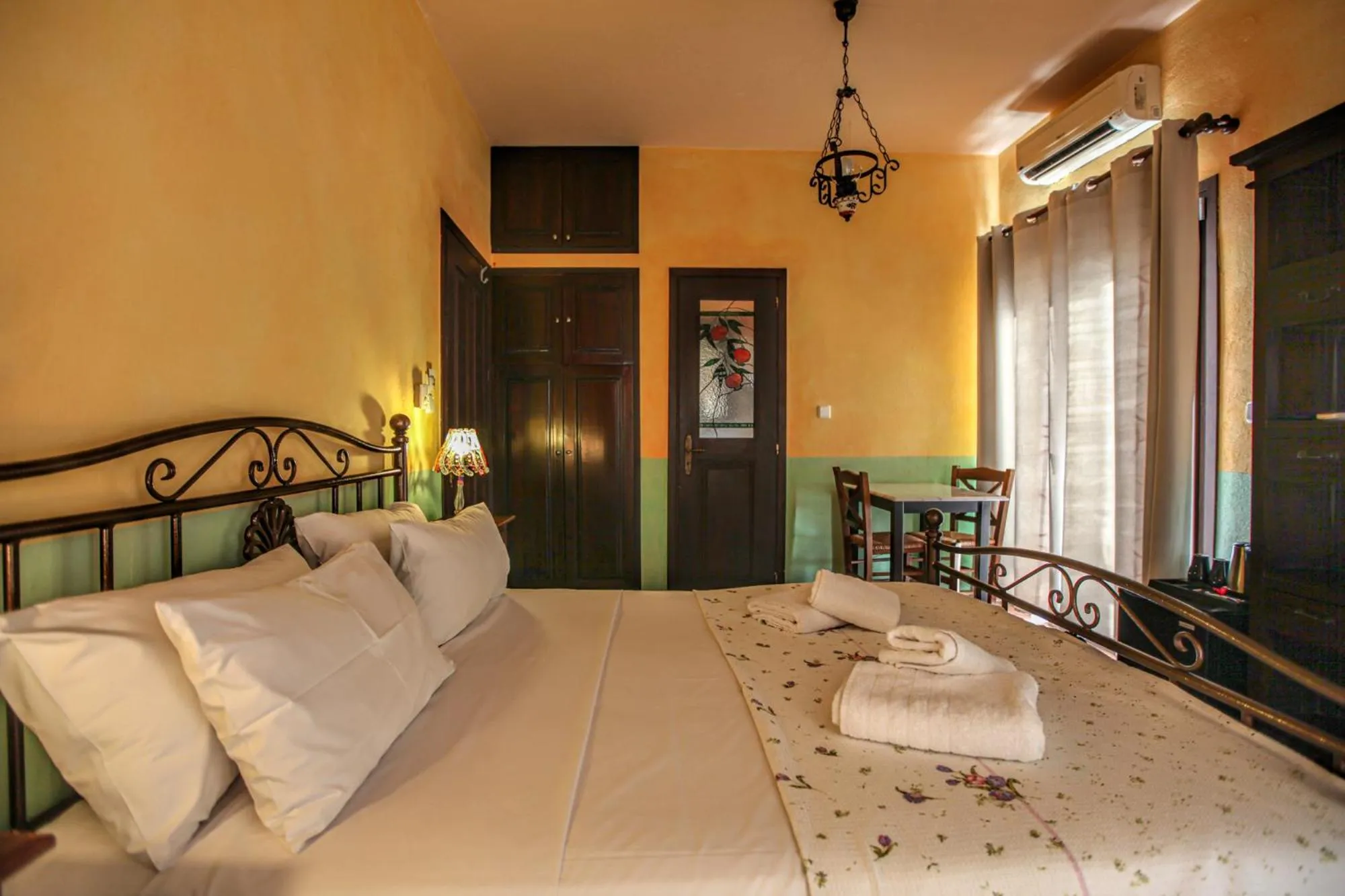 Bed in Mythos Guesthouse