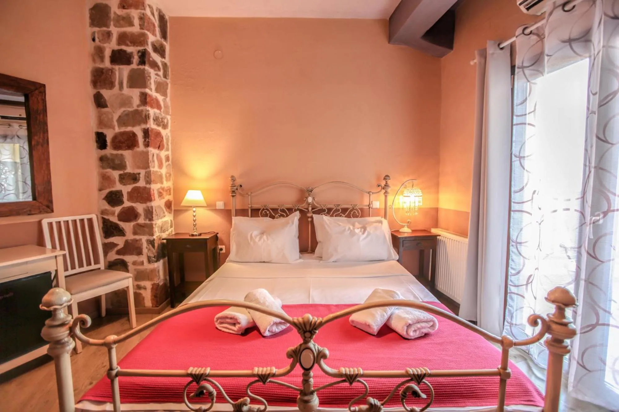 Bed in Mythos Guesthouse