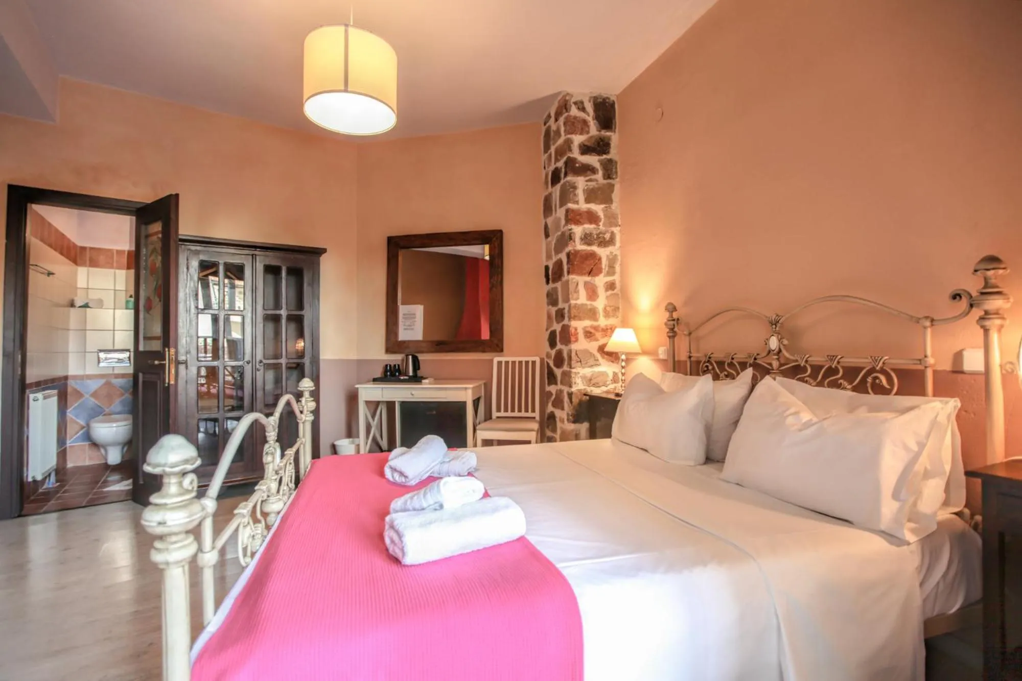 Bed in Mythos Guesthouse