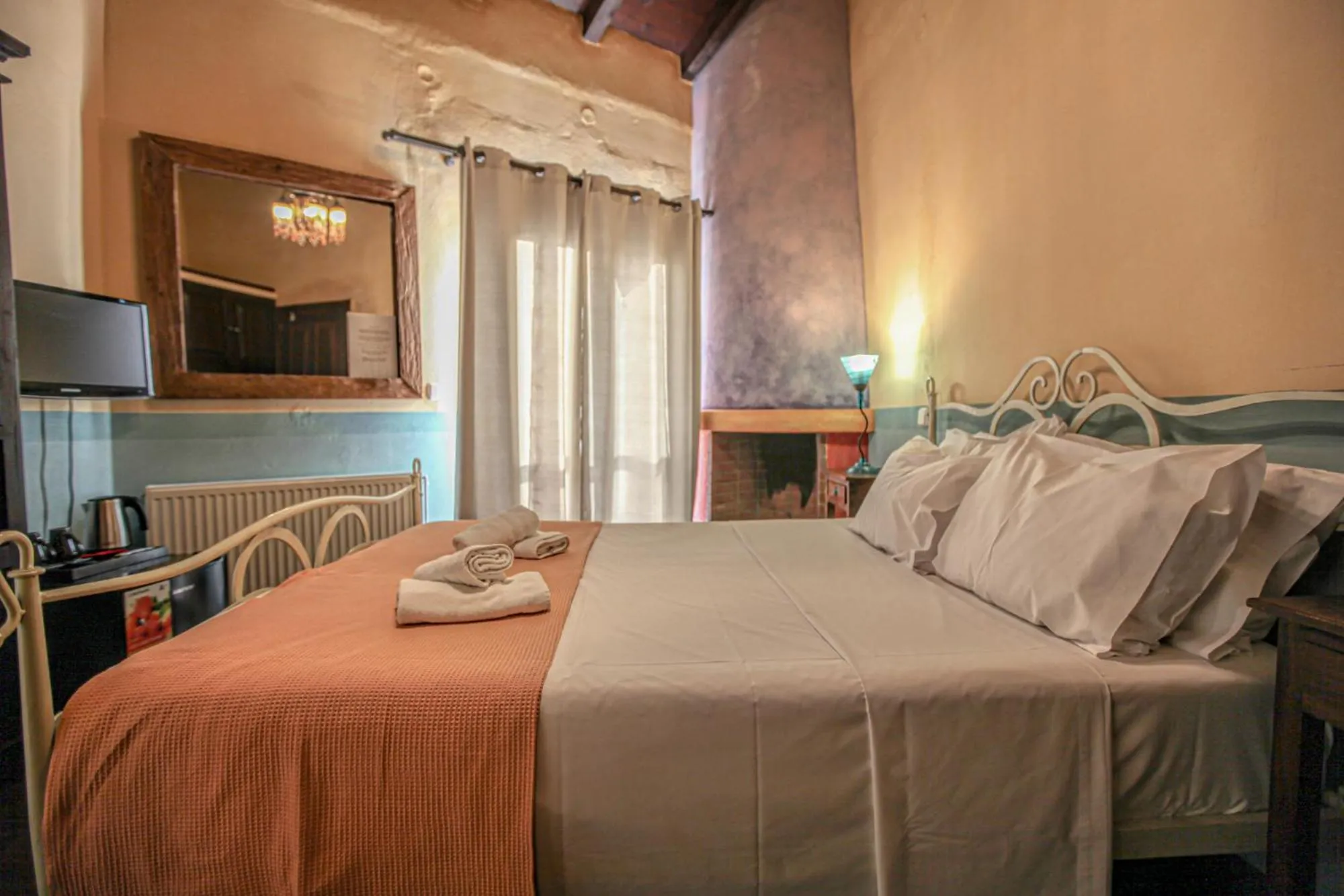 Bed in Mythos Guesthouse