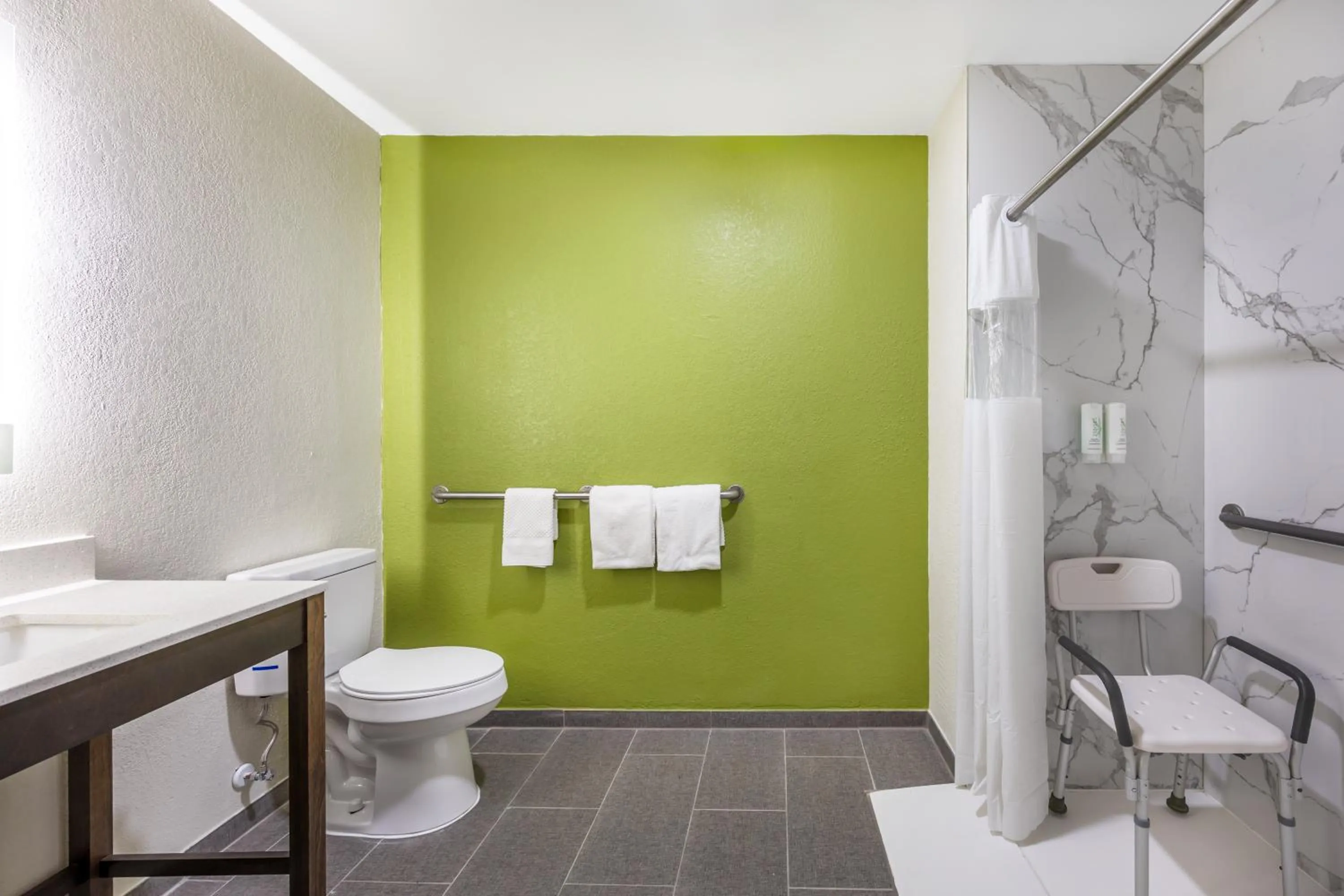 Shower in Sleep Inn & Suites Salina I-135