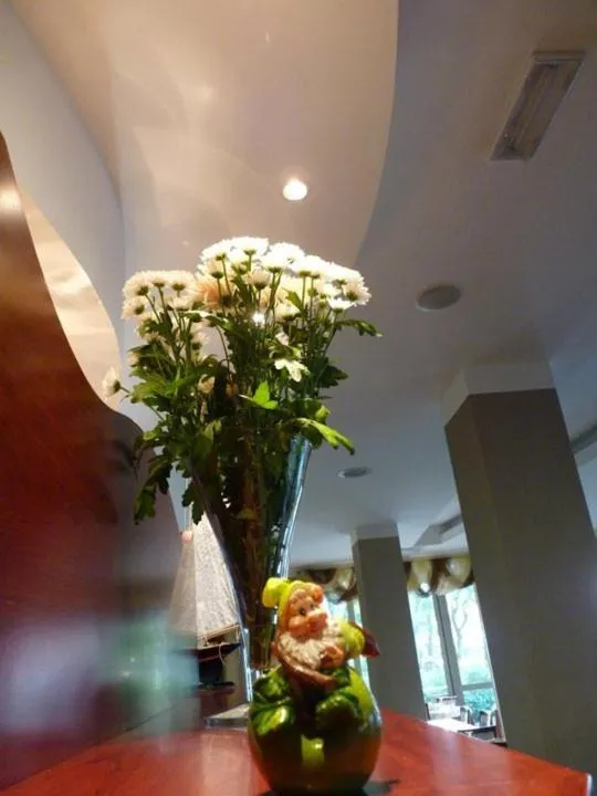 Decorative detail in Hotel Gambrinus