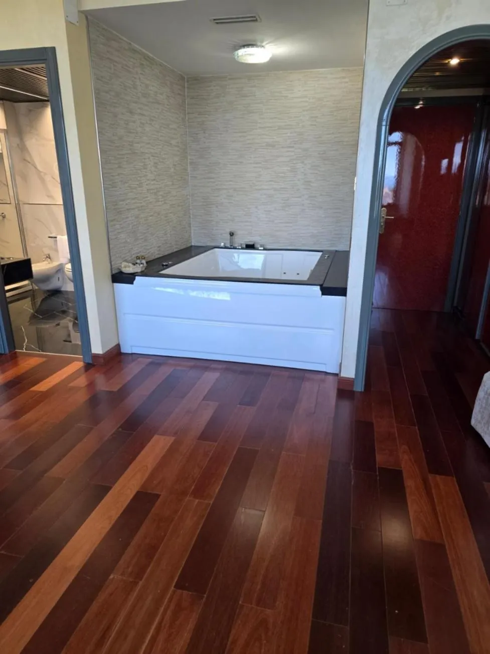 Bed in Grand Hotel Europa