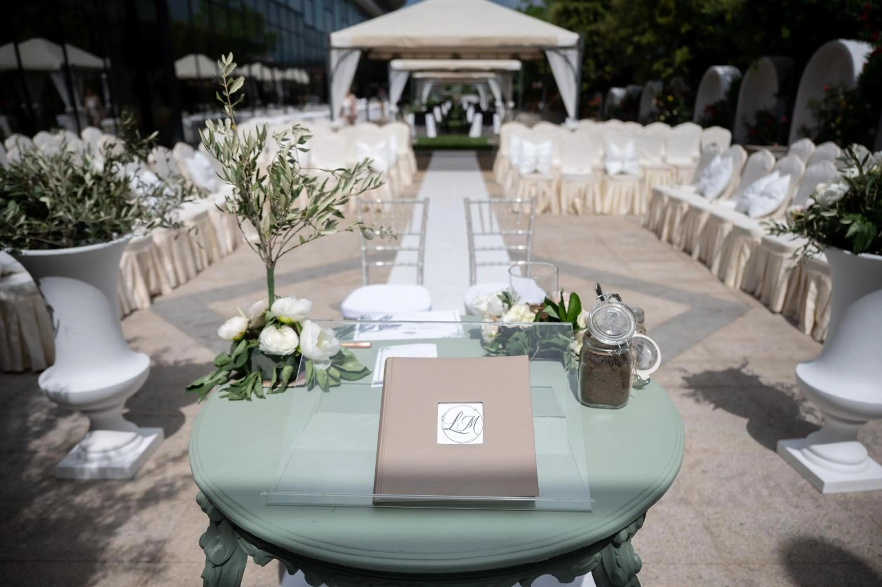 Property building in Grand Hotel Europa