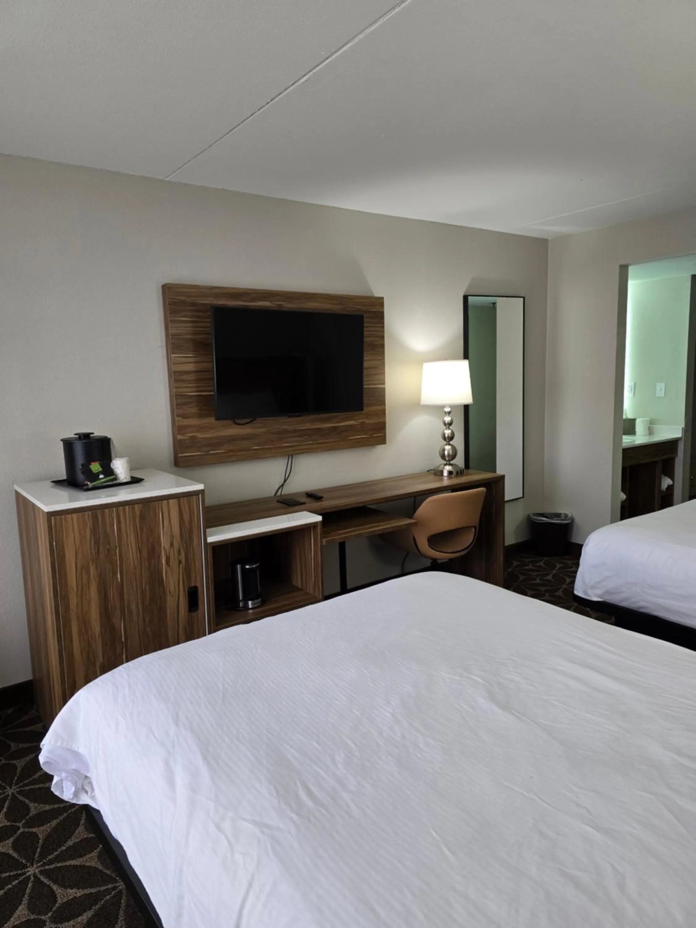 Photo of the whole room, Bed in Wyndham Garden Williamsburg Busch Gardens Area