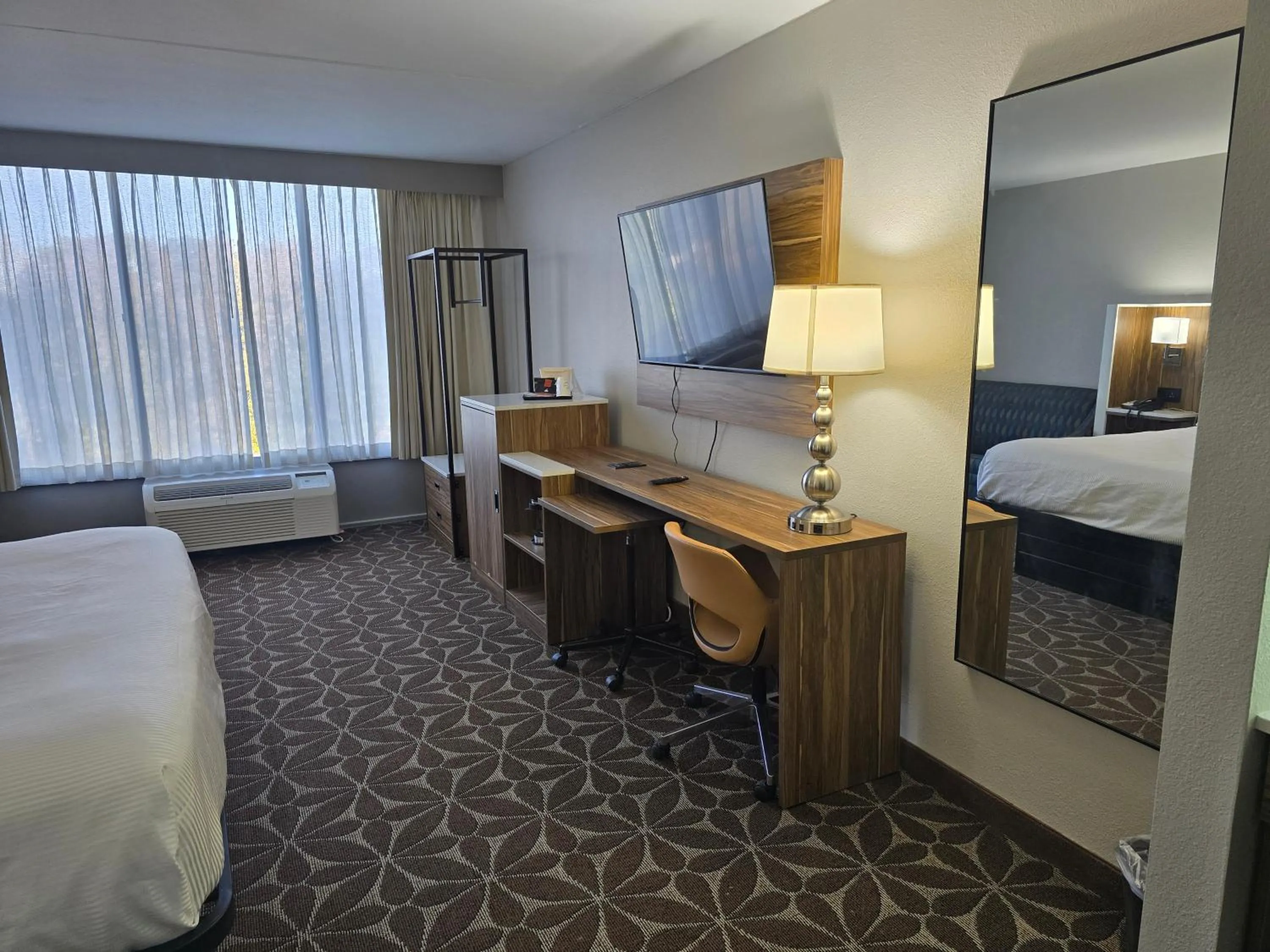 TV and multimedia, Bed in Wyndham Garden Williamsburg Busch Gardens Area