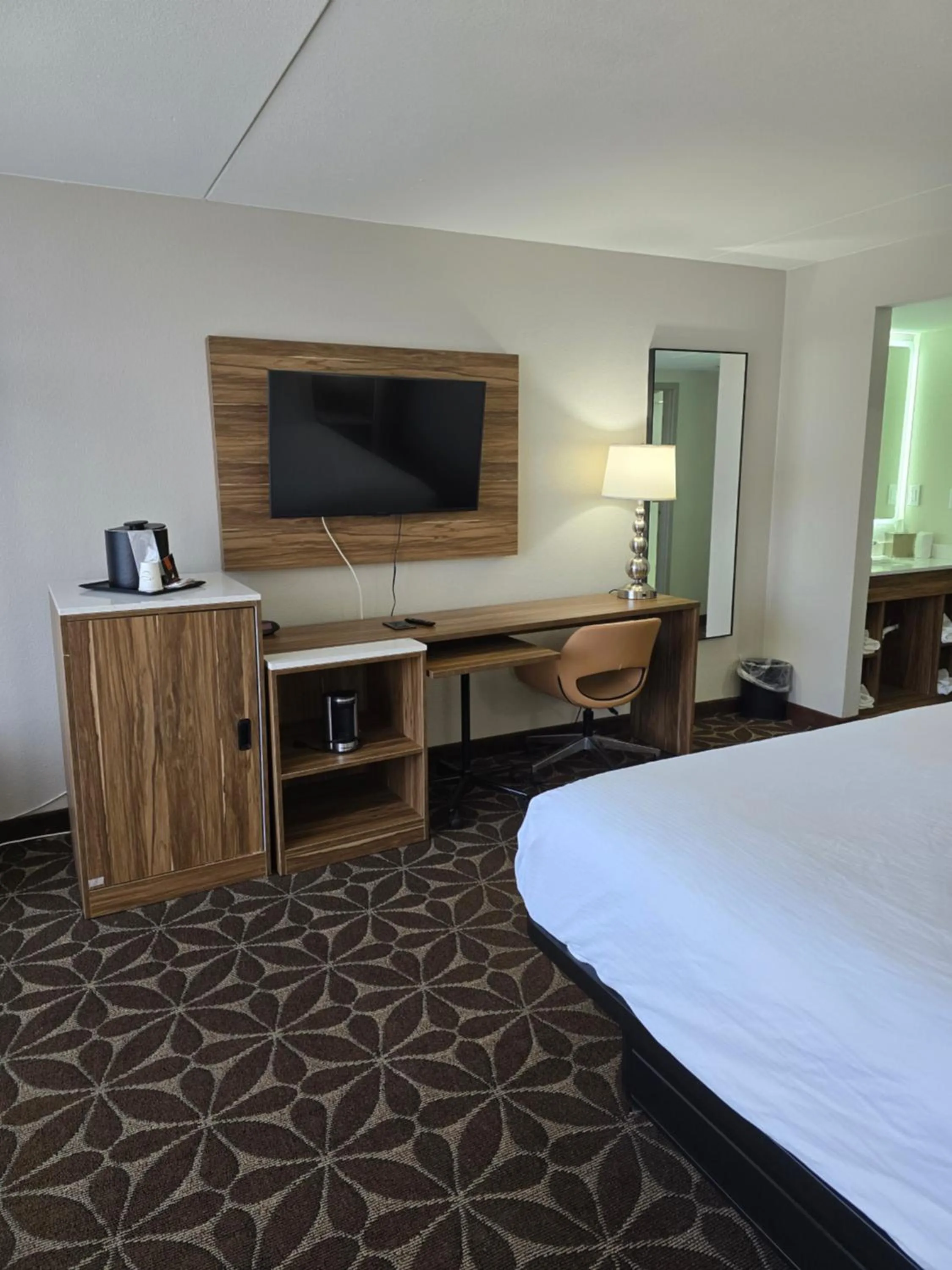 TV and multimedia, Bed in Wyndham Garden Williamsburg Busch Gardens Area