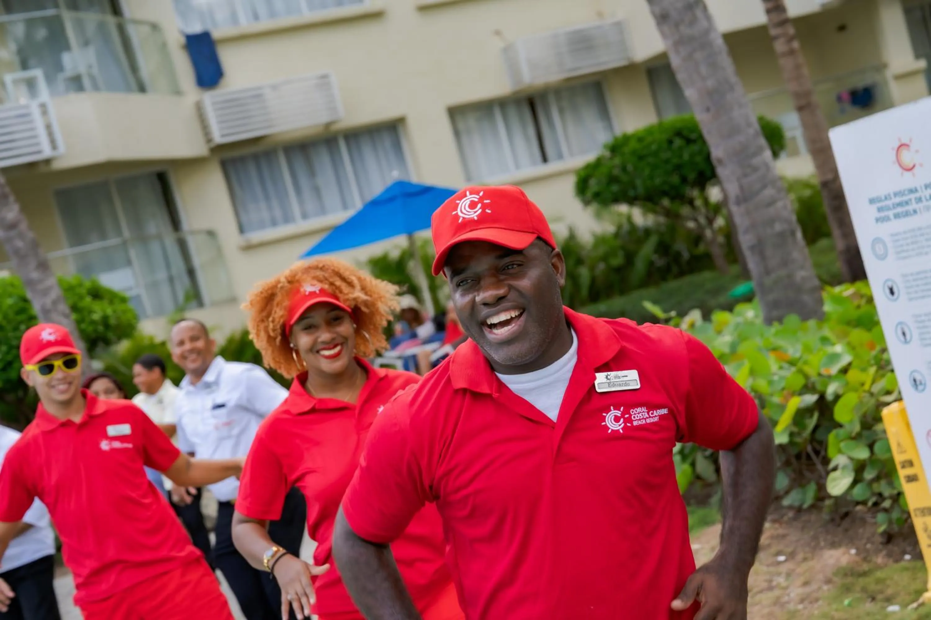 Staff in Coral Costa Caribe Beach Resort - All Inclusive