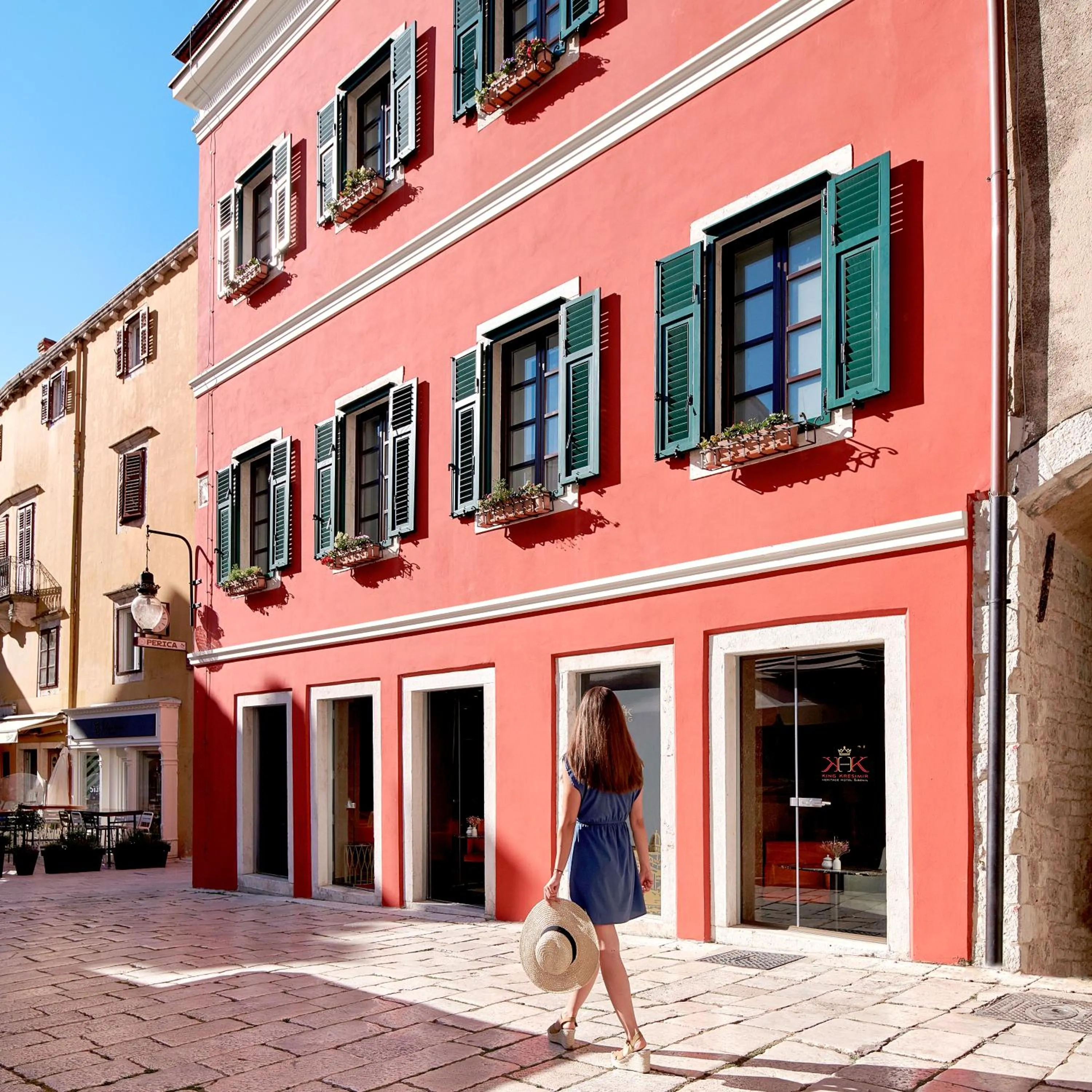 Property building in King Kresimir Heritage Hotel