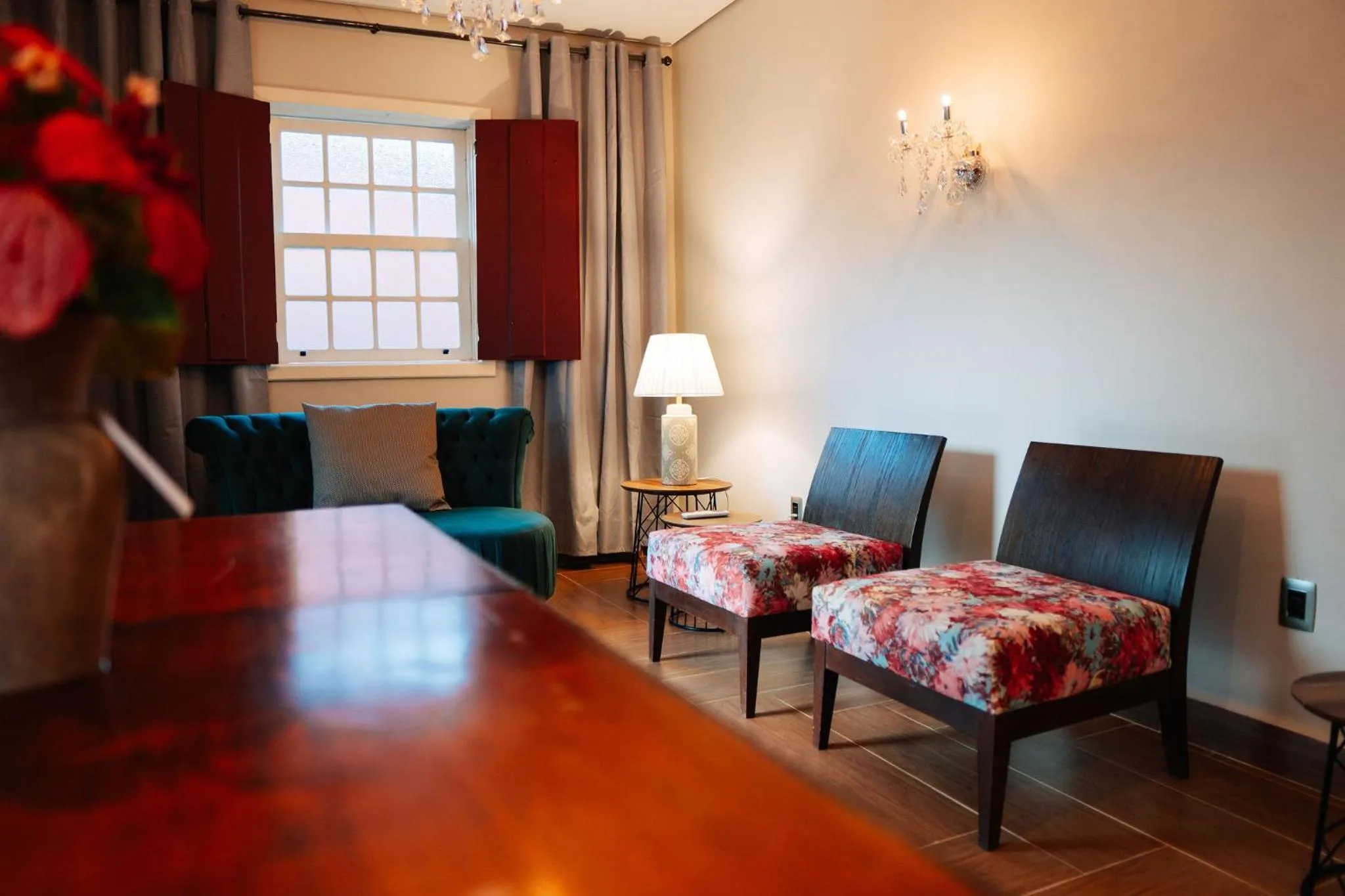 Living room in Pousada Pequena Tiradentes