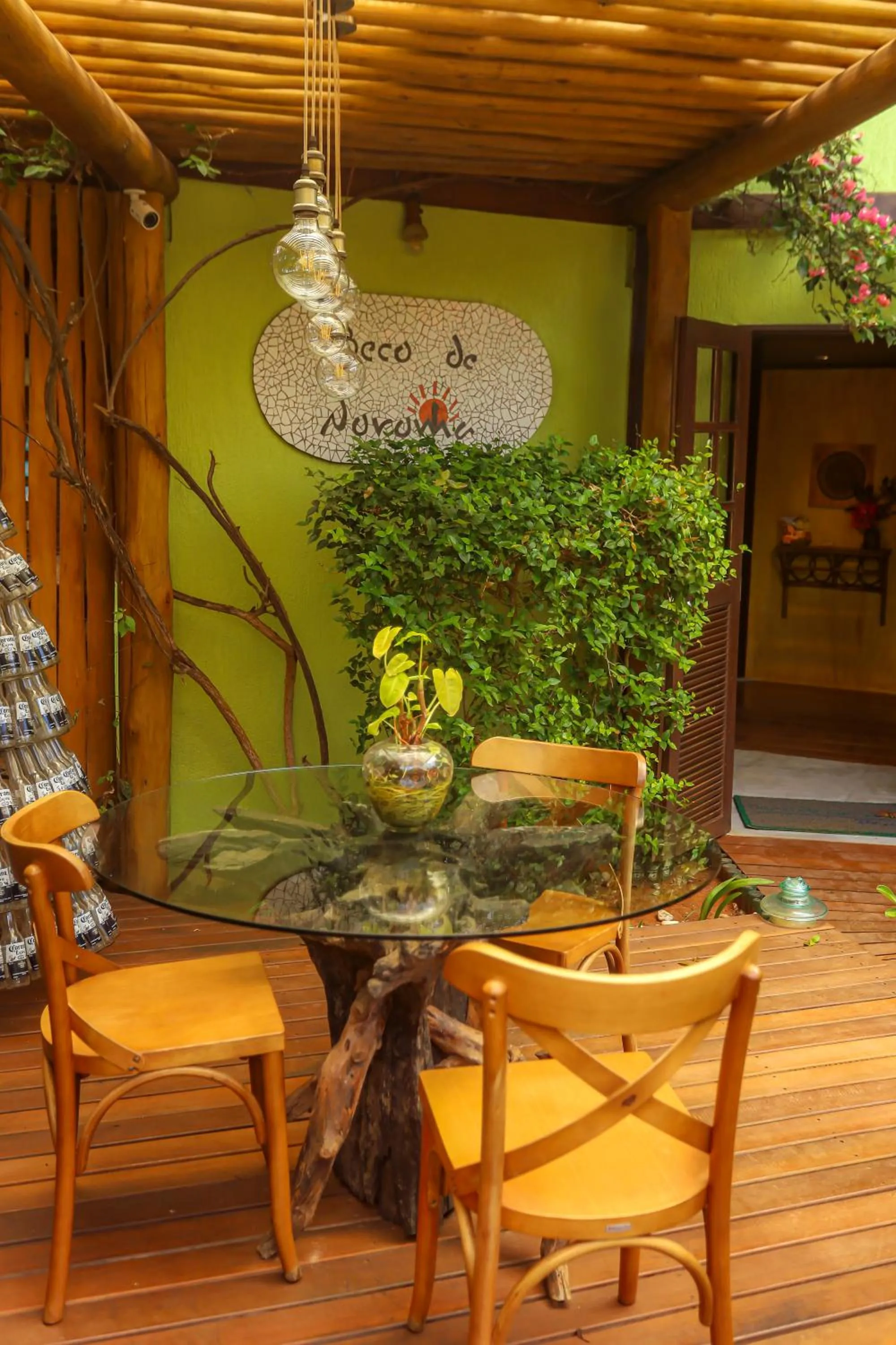 Seating area in Beco Pousada Boutique