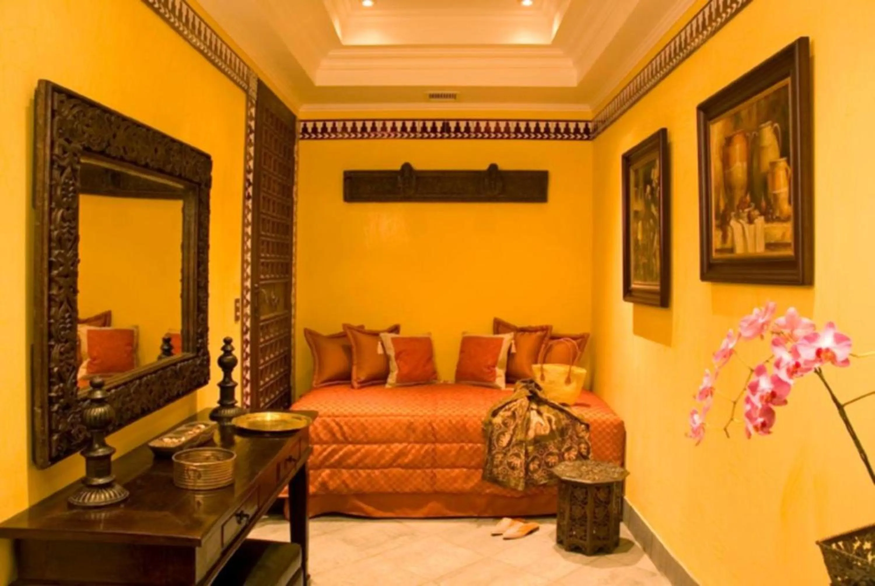 Seating area in Hotel Villa Caletas