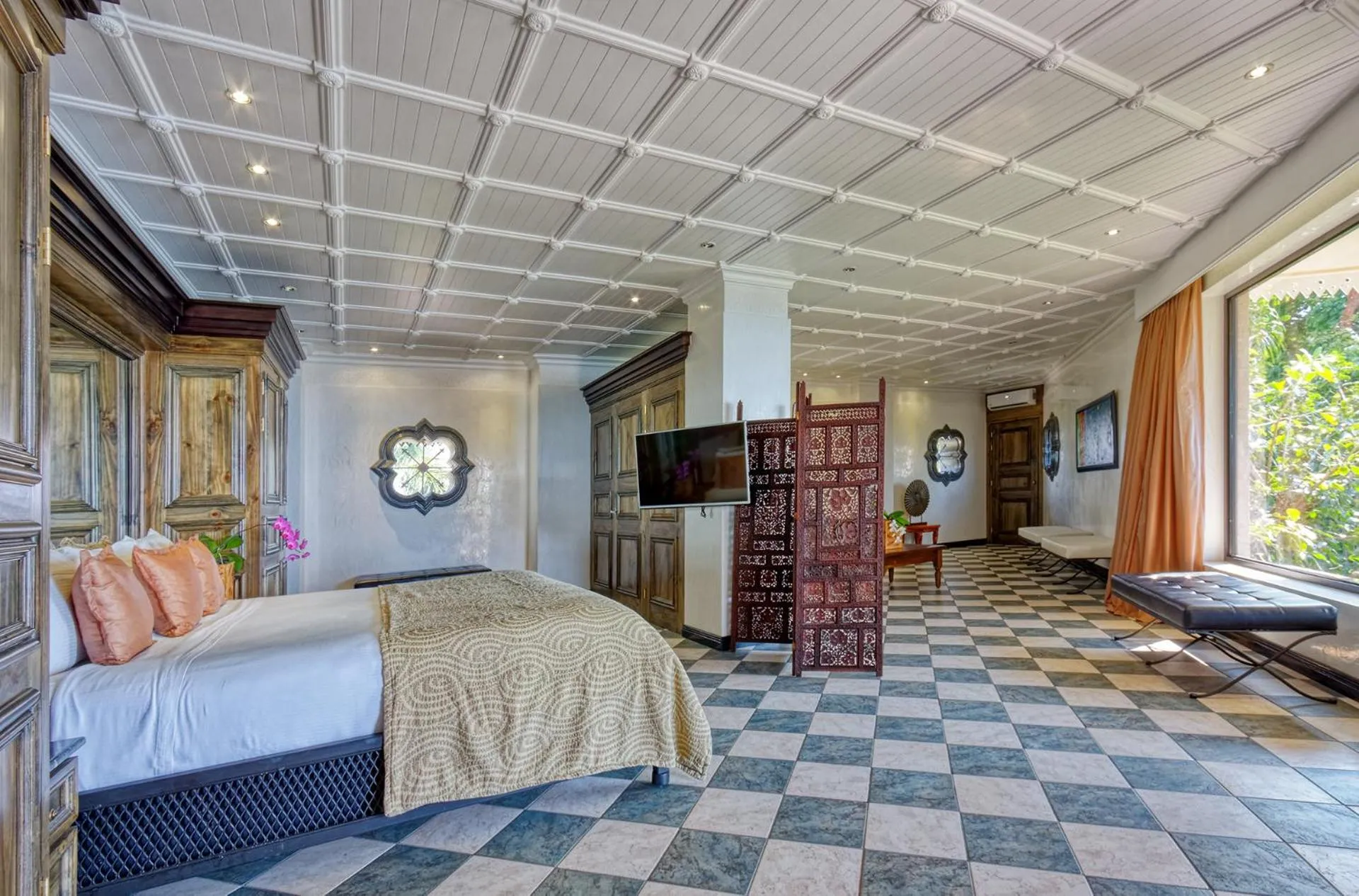 Bedroom, Bed in Hotel Villa Caletas