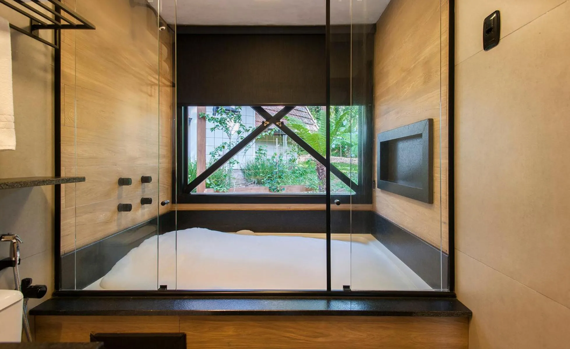 Hot Tub, Bed in Hotel Fioreze Chalés