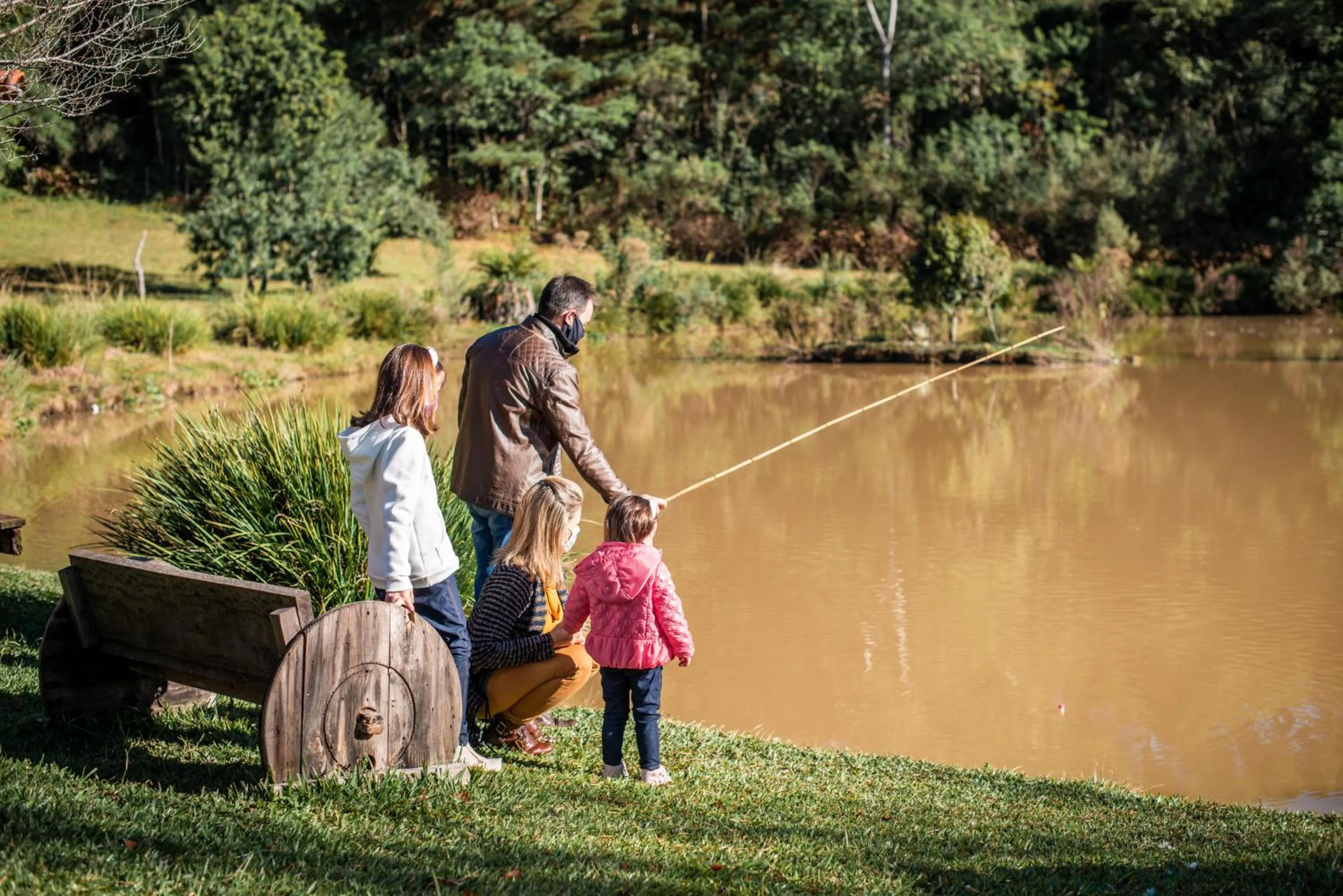 Lake view in Hotel Fioreze Chalés