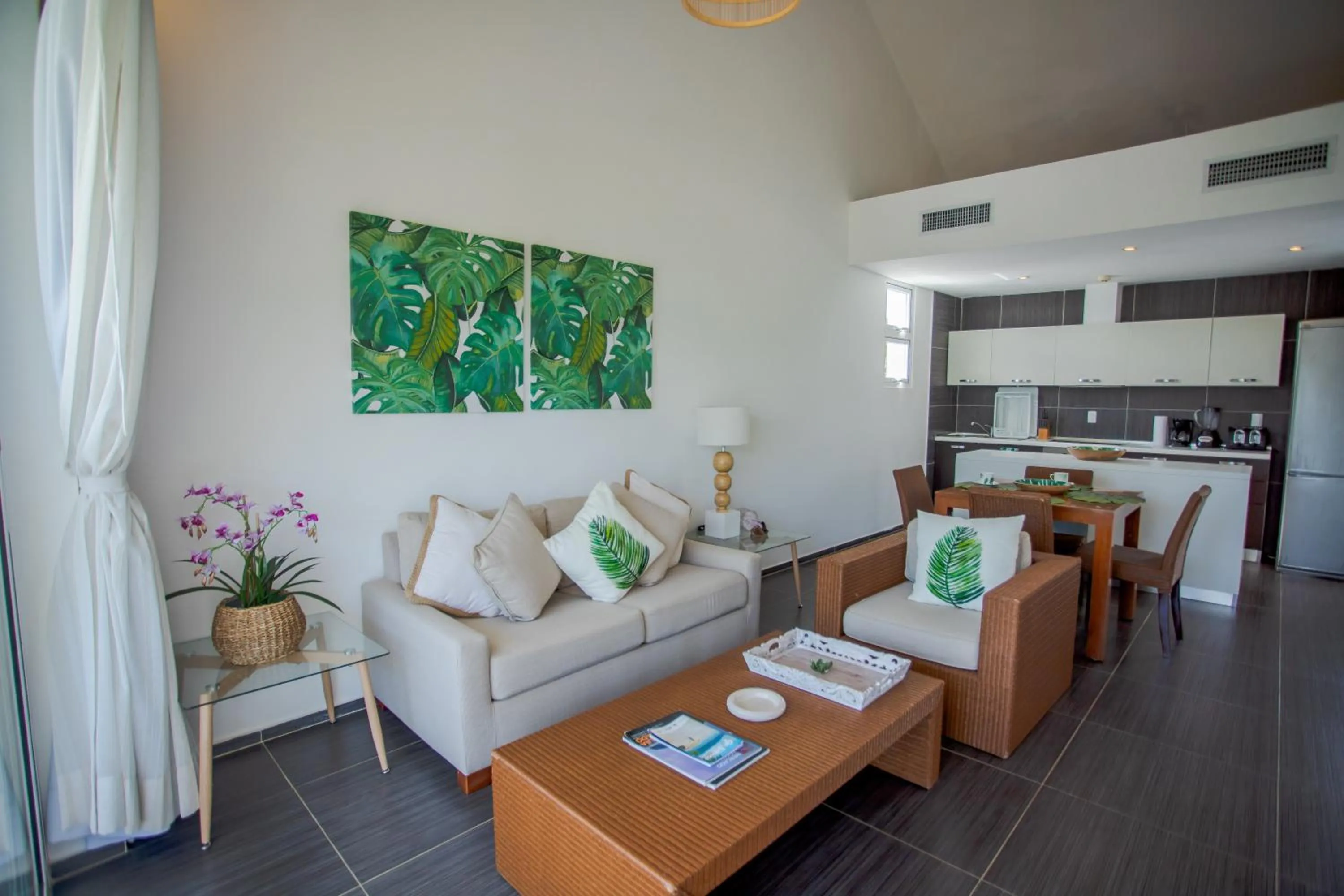 Living room in Xeliter Vista Mare, Samana